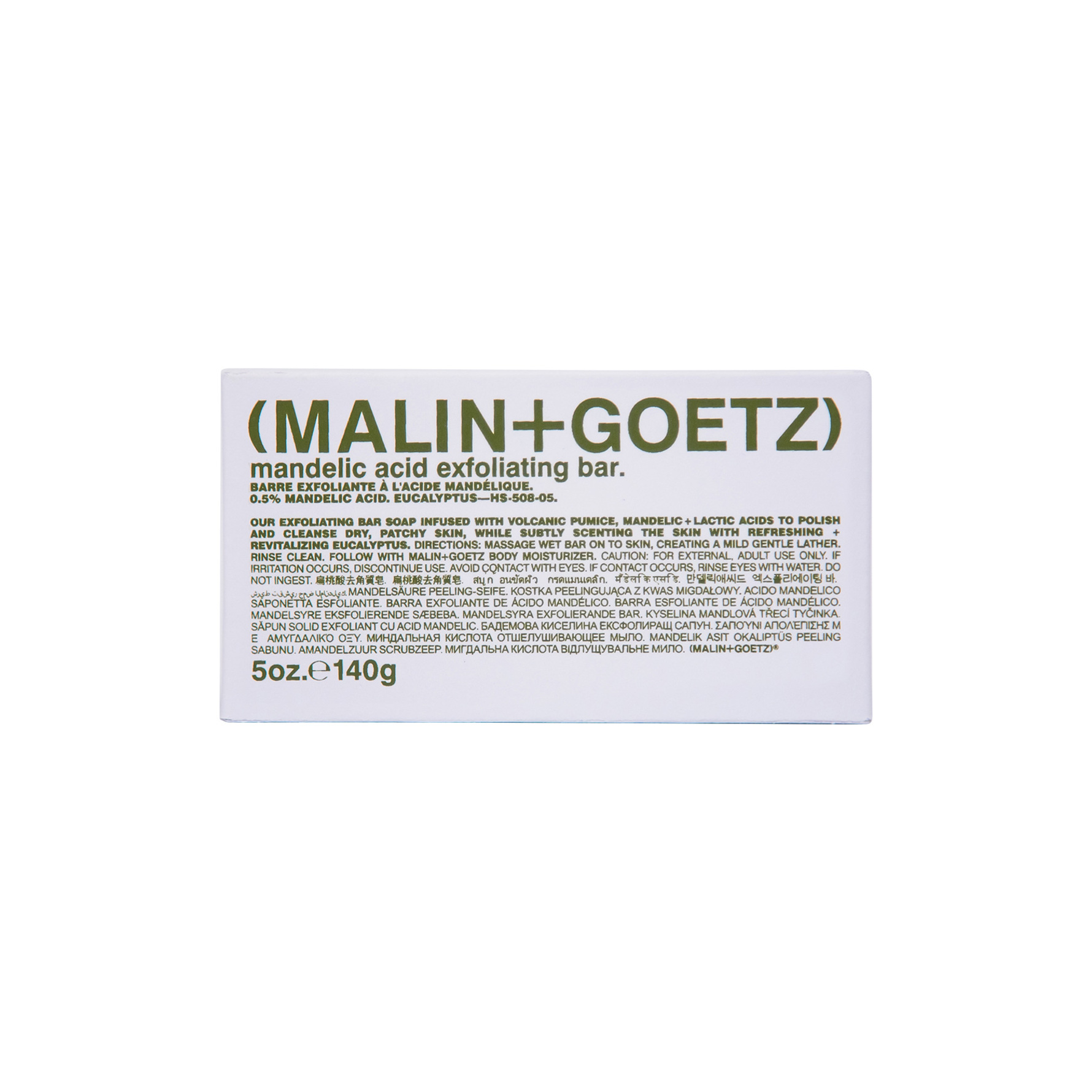 Malin+Goetz Mandelic Exfoliating Bar Eucalyptus 140 g 140 g