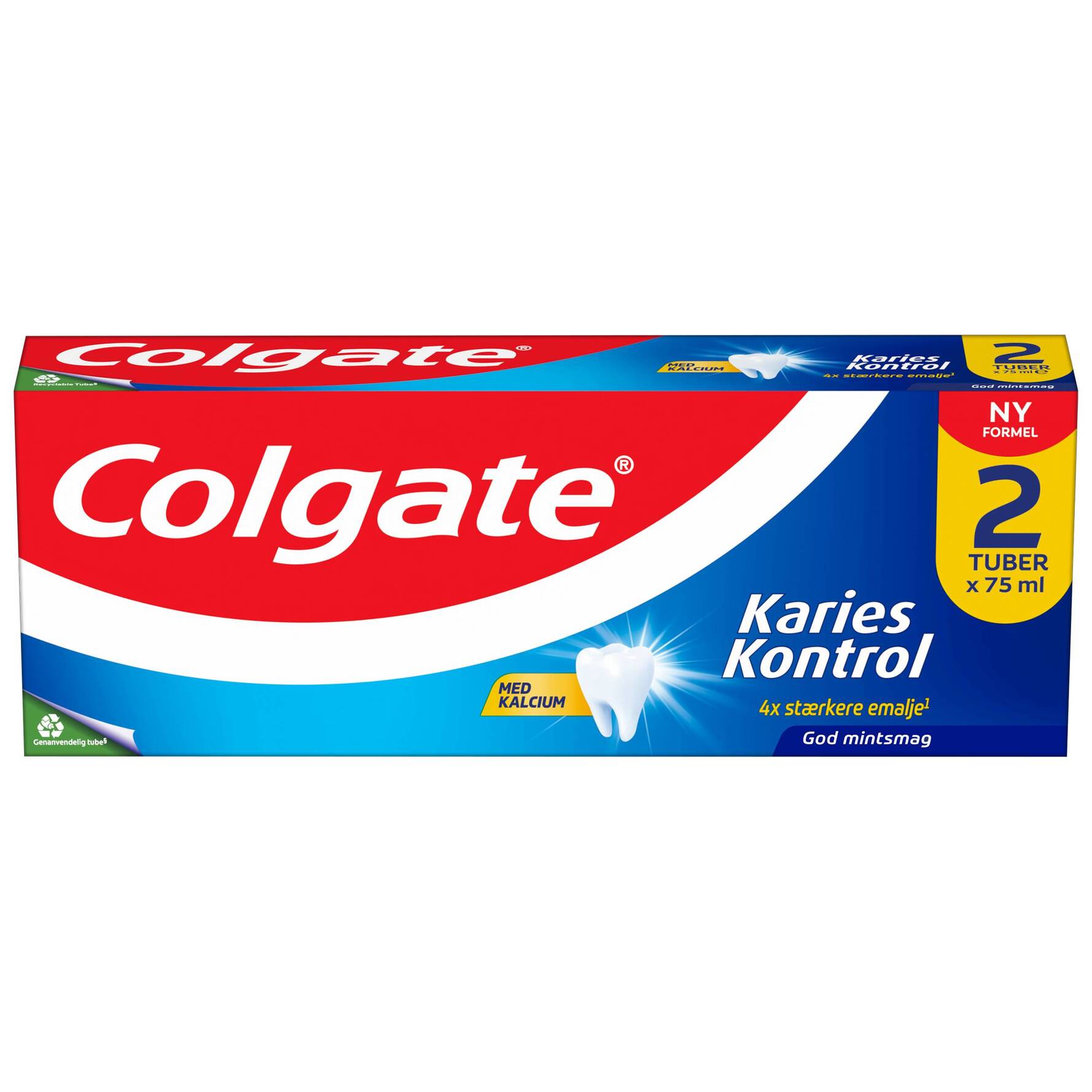 Køb Colgate tandpasta Kontrol 2 x 75 ml - Matas