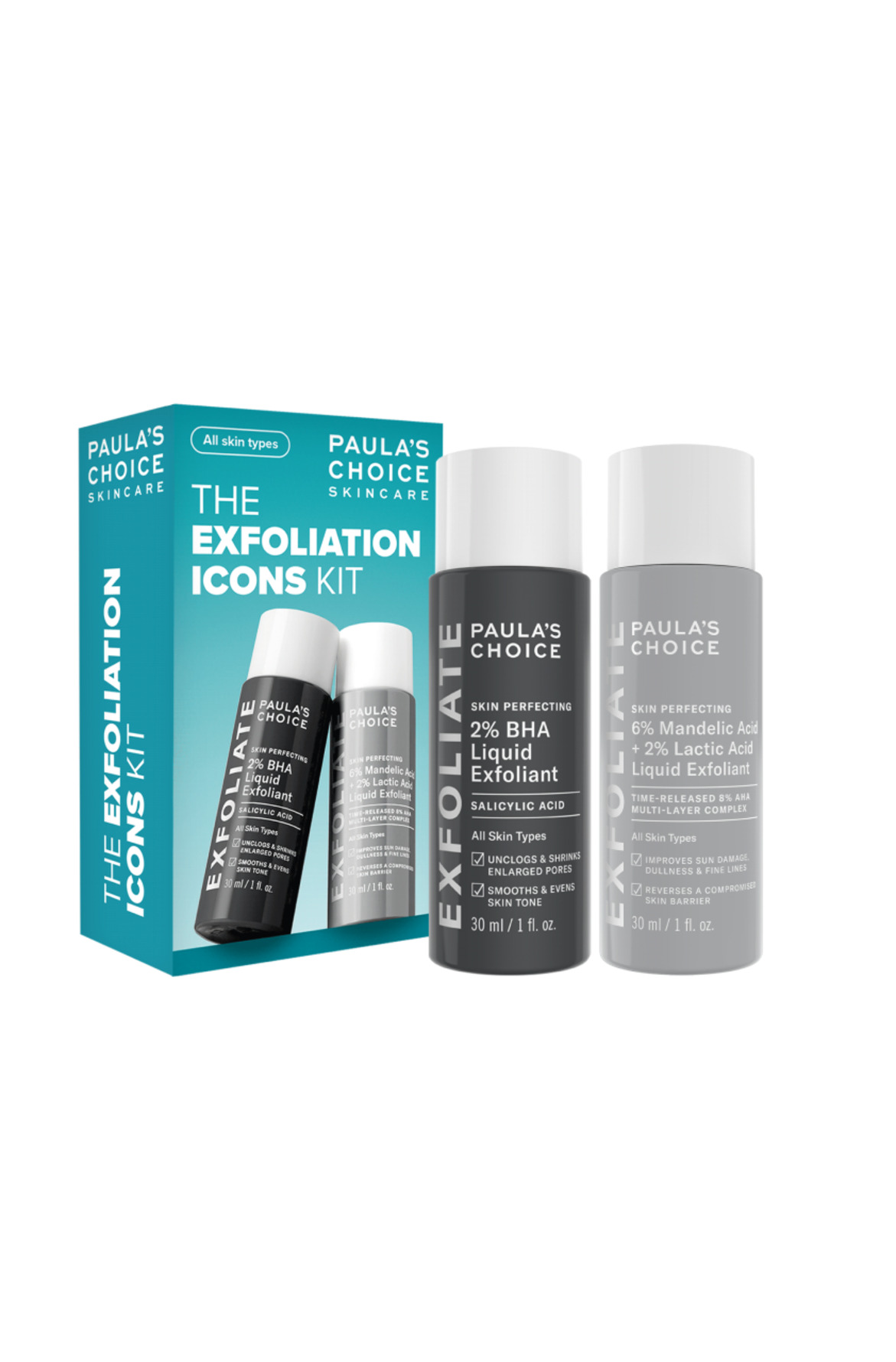 Paula's Choice Trial Kit 2% BHA 6% Mandelic + 2% Lactic 60 ml 60 ml