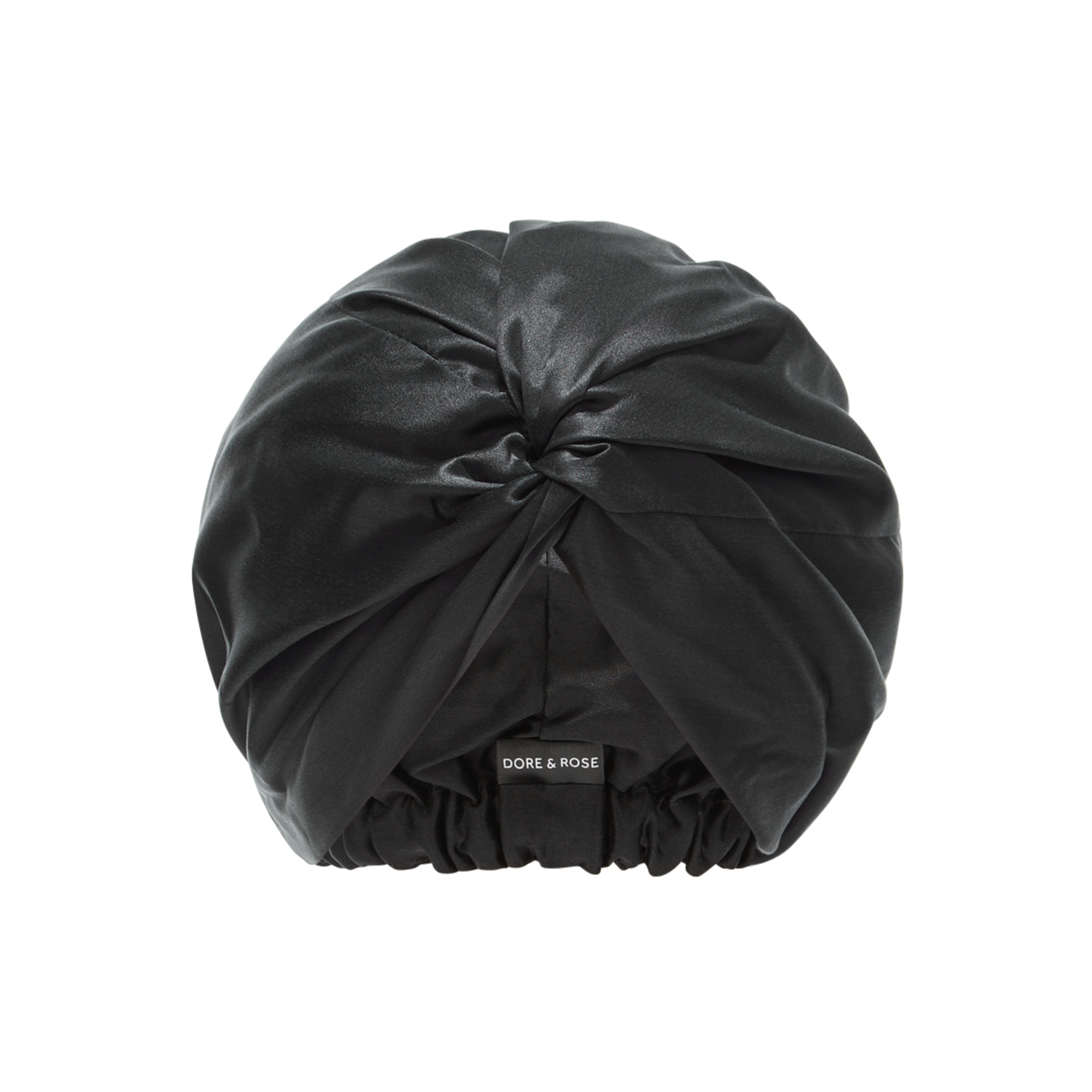 Dore & Rose Premium Silk Bonnet Black