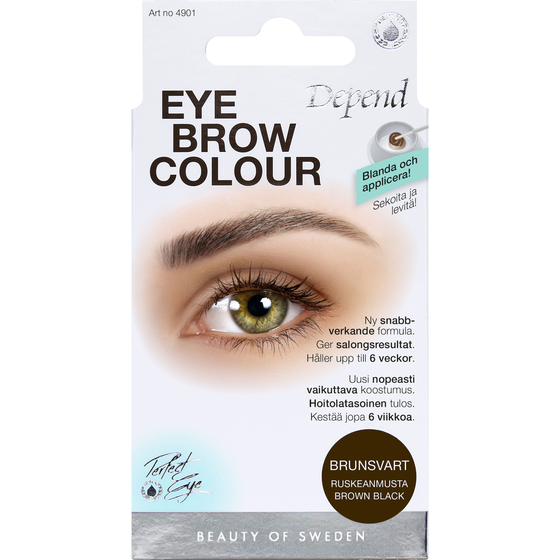 Depend Eyebrow Colour Brown black Brown