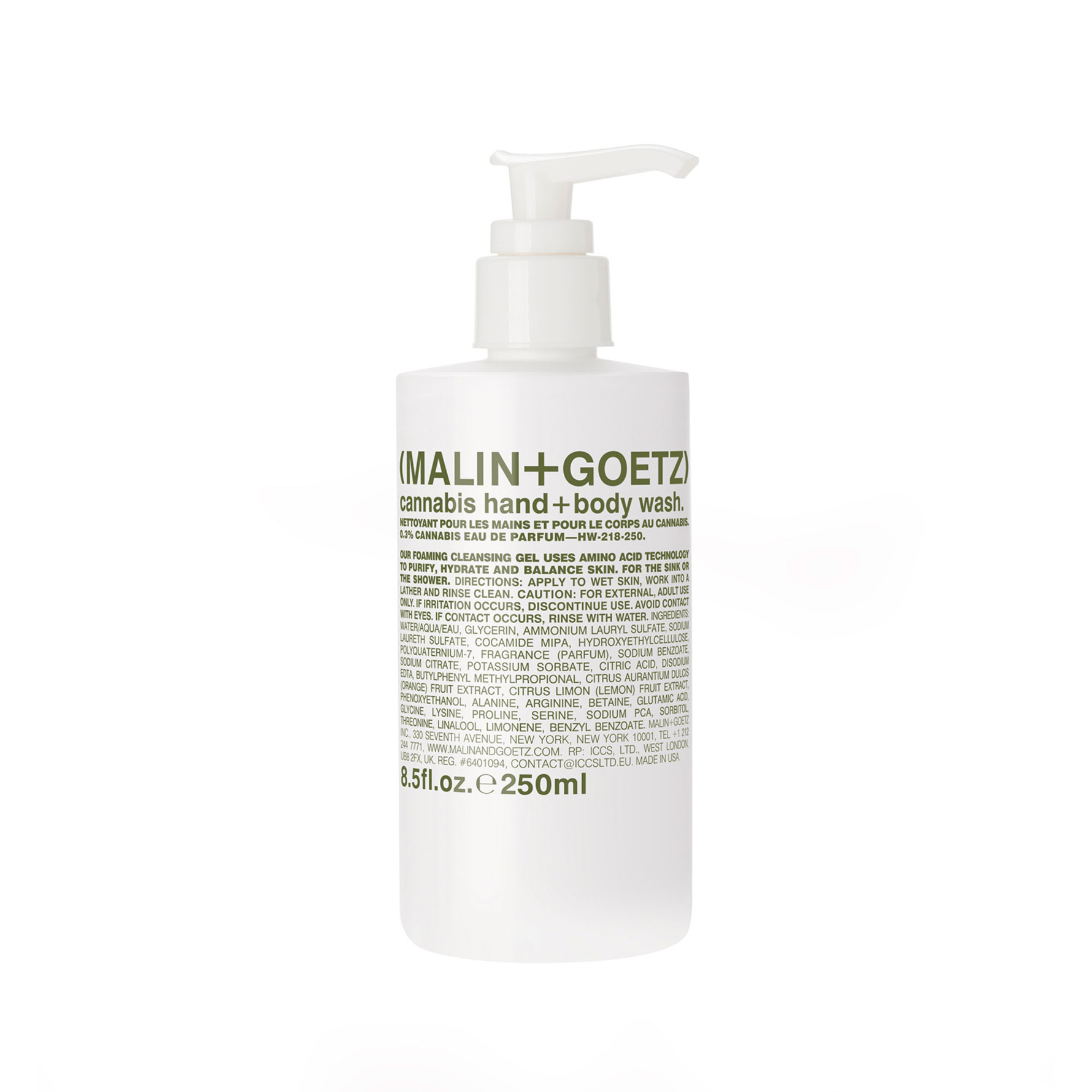 Malin+Goetz Cannabis Hand + Body Wash 250 ml 250 ml
