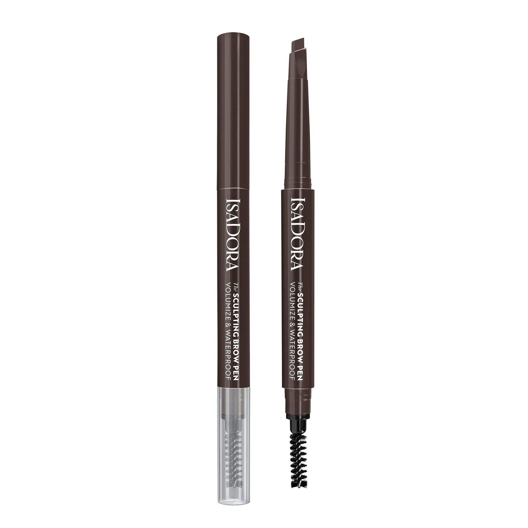 IsaDora The Sculpting Brow Pen Volumize & Waterproof 02 Dark Brown 02
