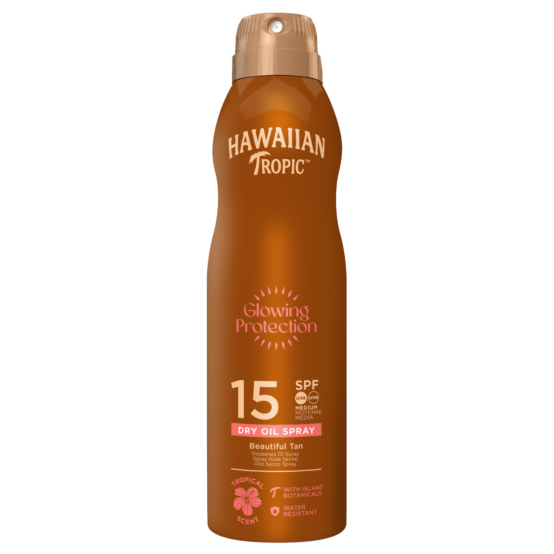 Hawaiian Tropic Hawaiian Tropic Glowing Protection Oil C-Spray SPF15 177 ml 177 ml