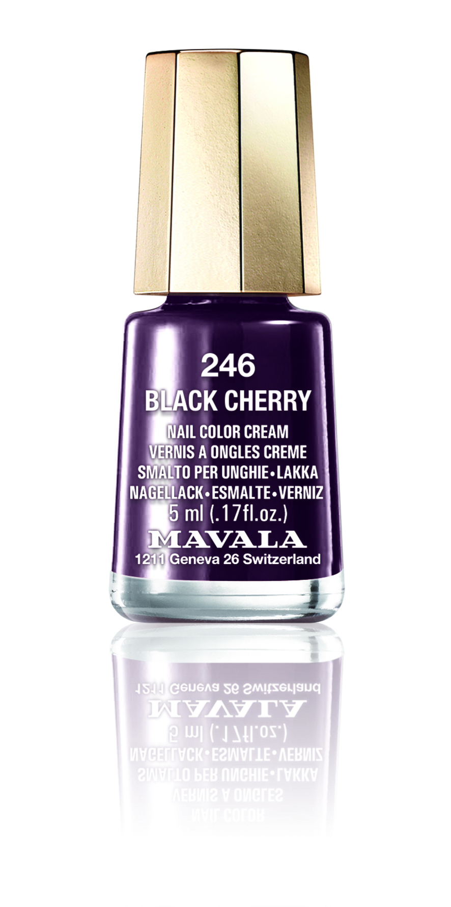 Mavala Mini Nail Polish 246 Black Cherry 246 Black Cherry