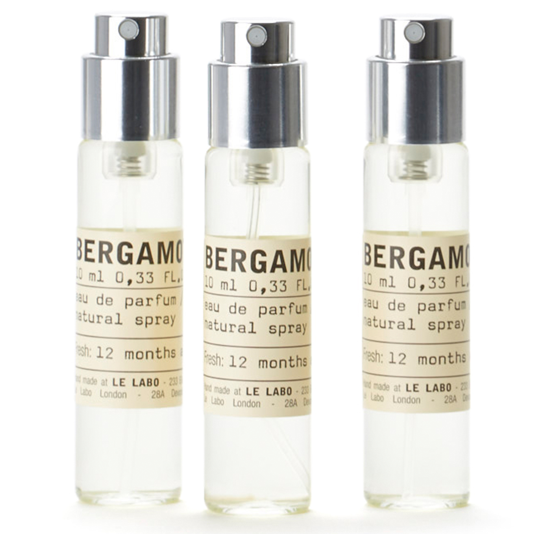 Le Labo Bergamote 22 Travel Tube Eau de Parfum Refill 3 x 10 ml 3 x 10 ml