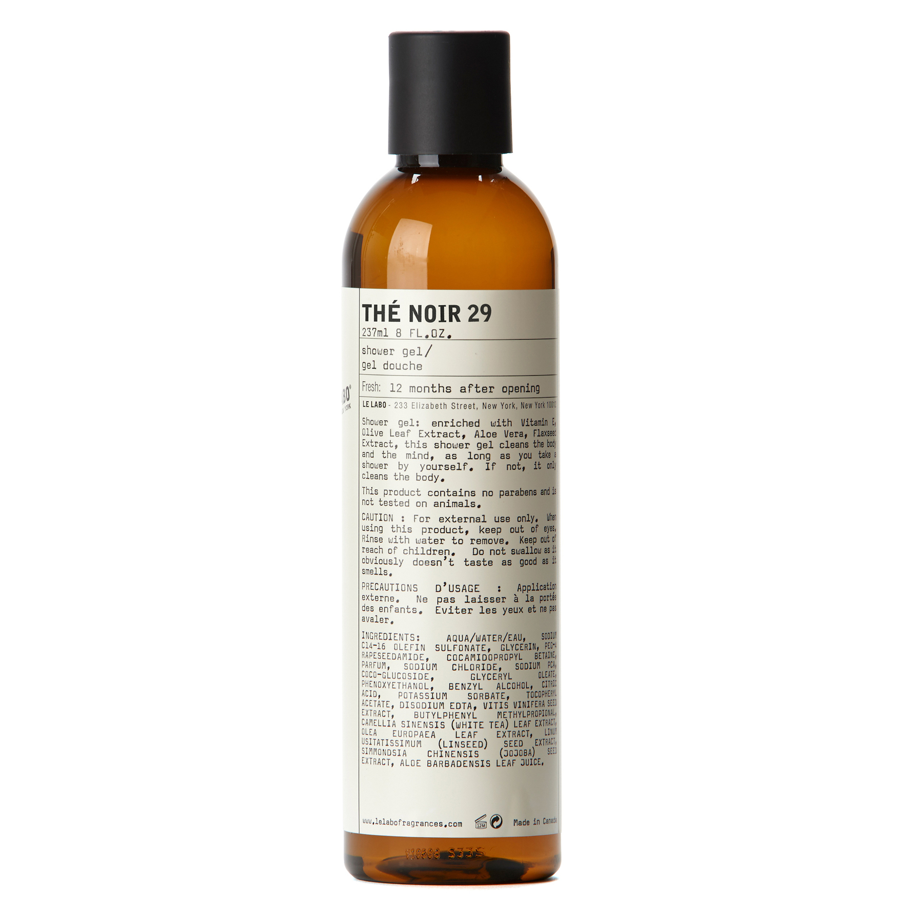 Le Labo Thé Noir 29 Shower Gel 237 ml 237 ml