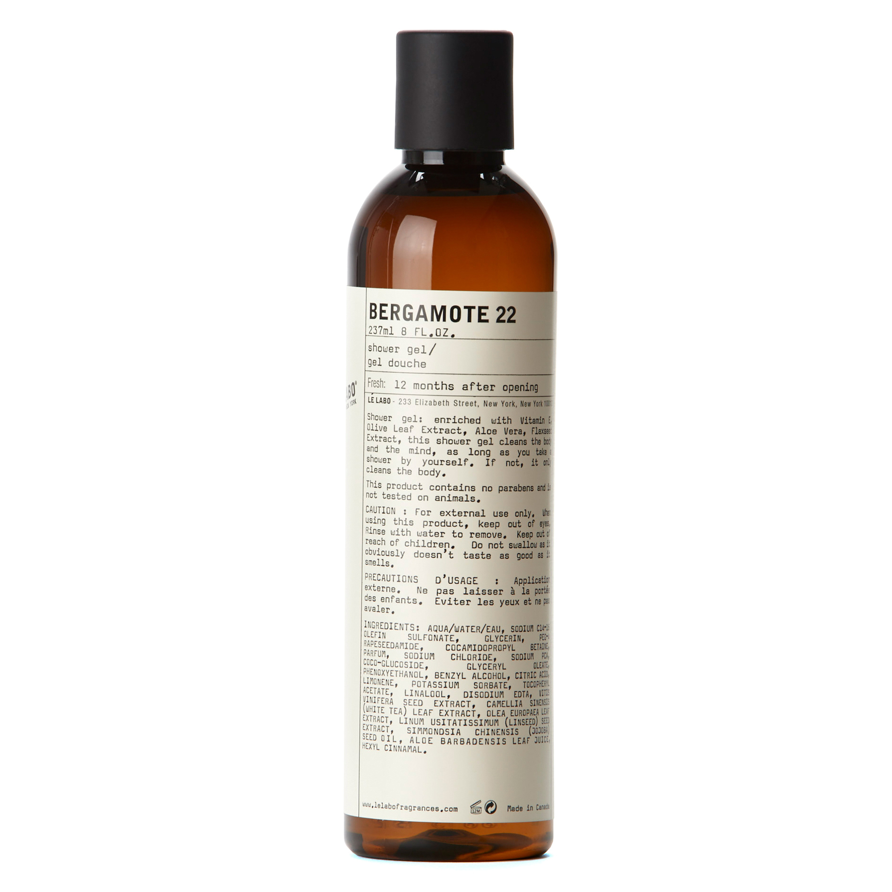 Le Labo Bergamote 22 Shower Gel 237 ml 237 ml