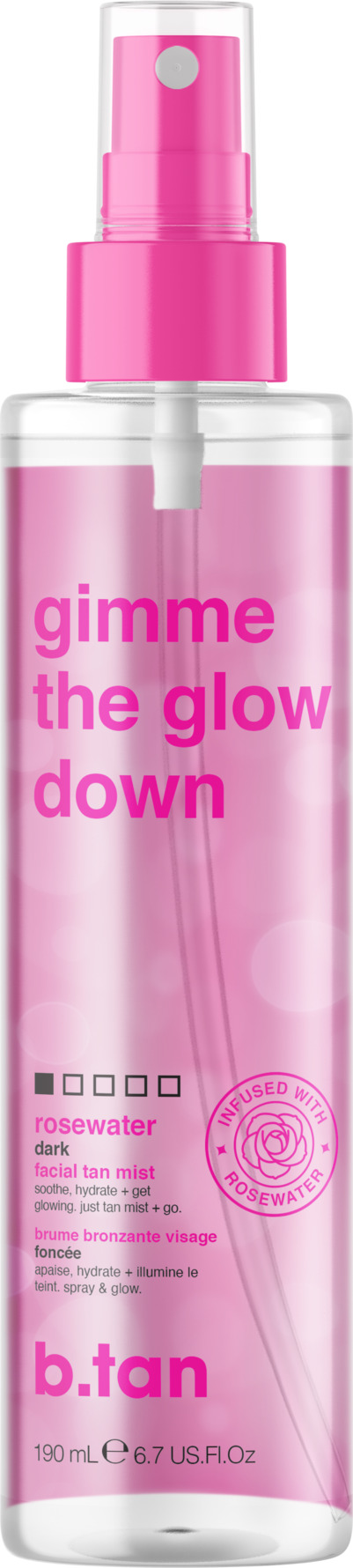 Køb Gimme The Glow Down Face & Body Mist 190 Ml Fra B.tan - Matas