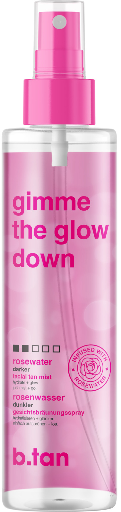 b.tan Gimme The Glow Down Facial Tan Mist 190 ml