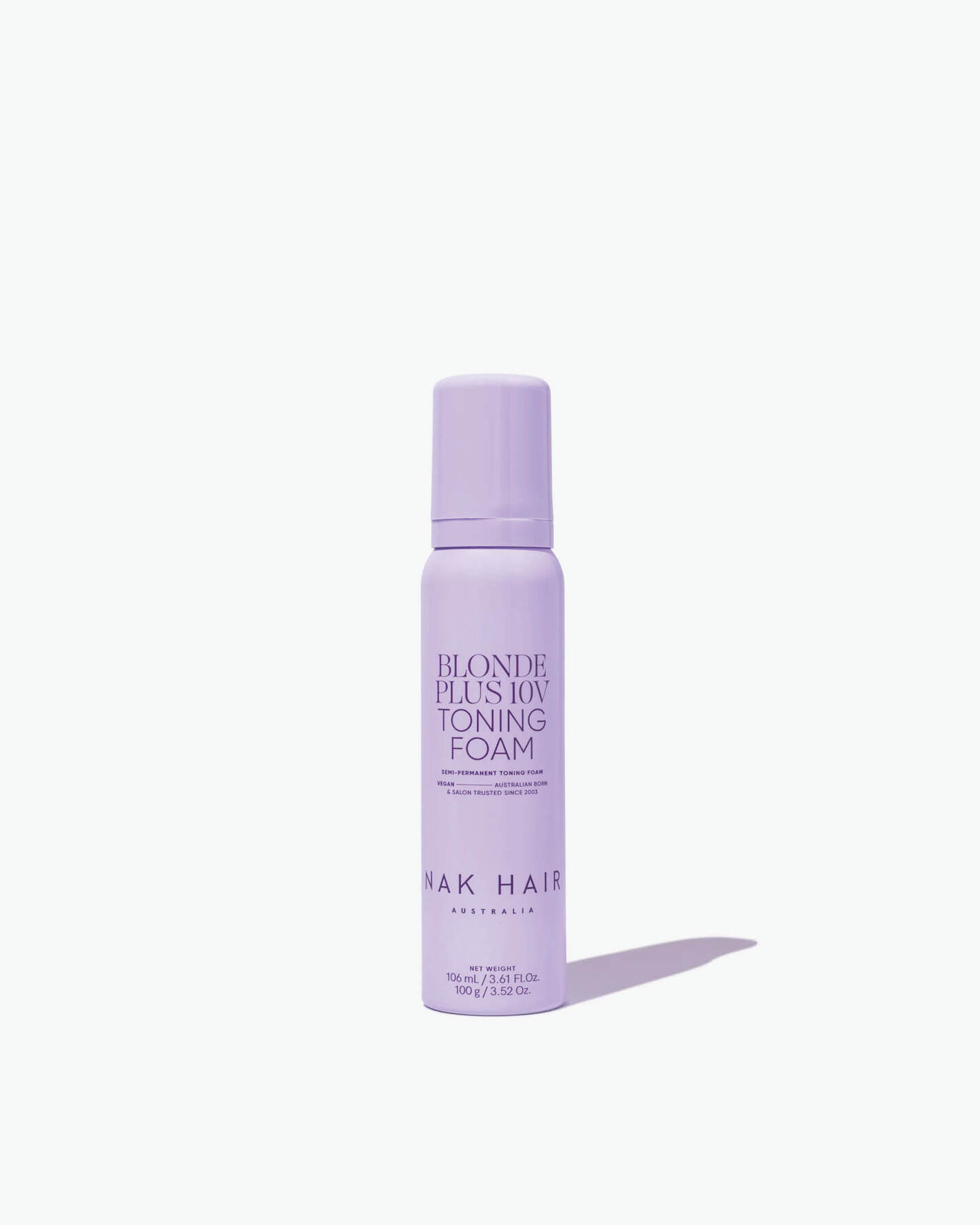 NAK HAIR Blonde Plus 10V Toning Foam 106 ml 106 ml