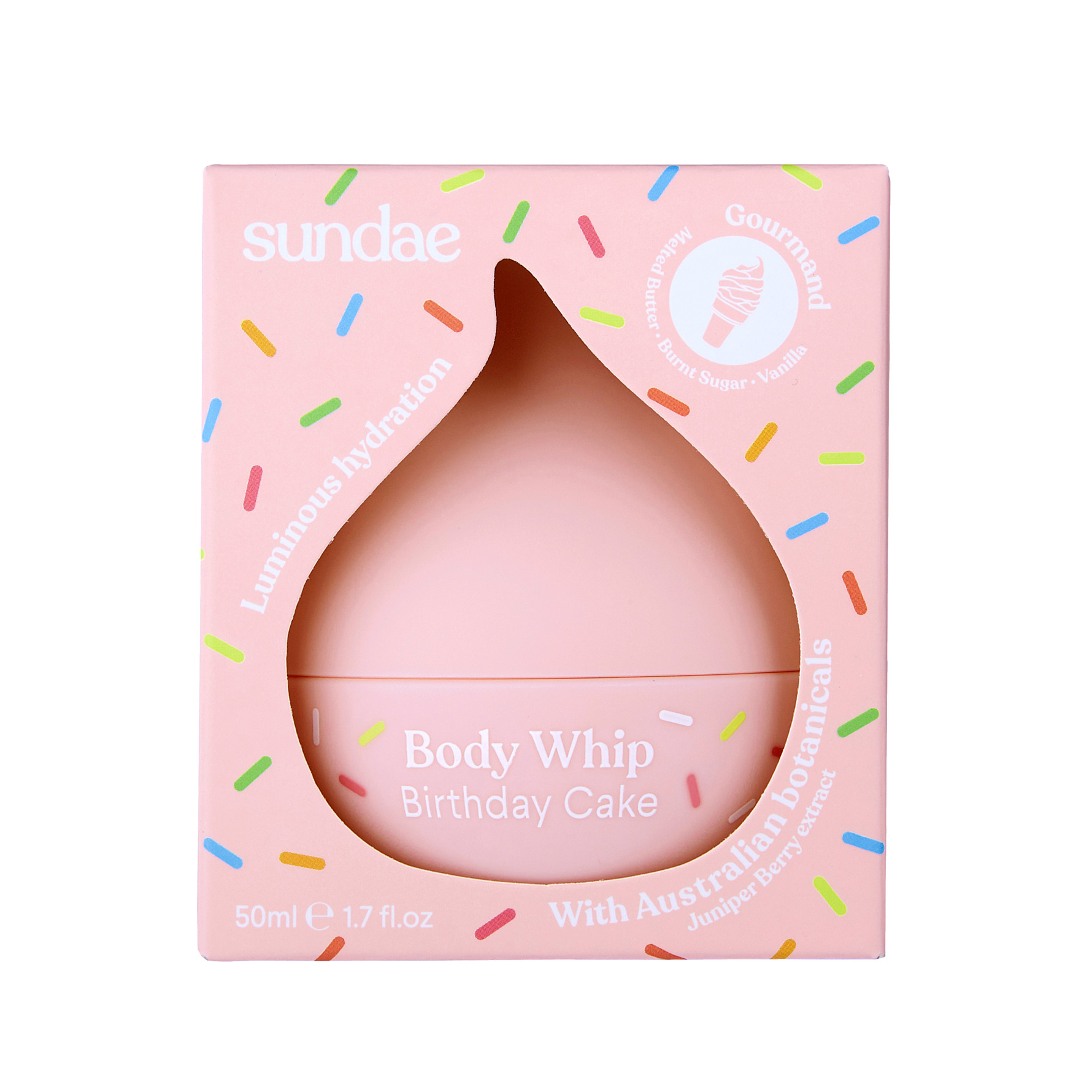Sundae Body Sundae Body Birthday Cake Whipped Body Moisturiser 50 ml 50 ml