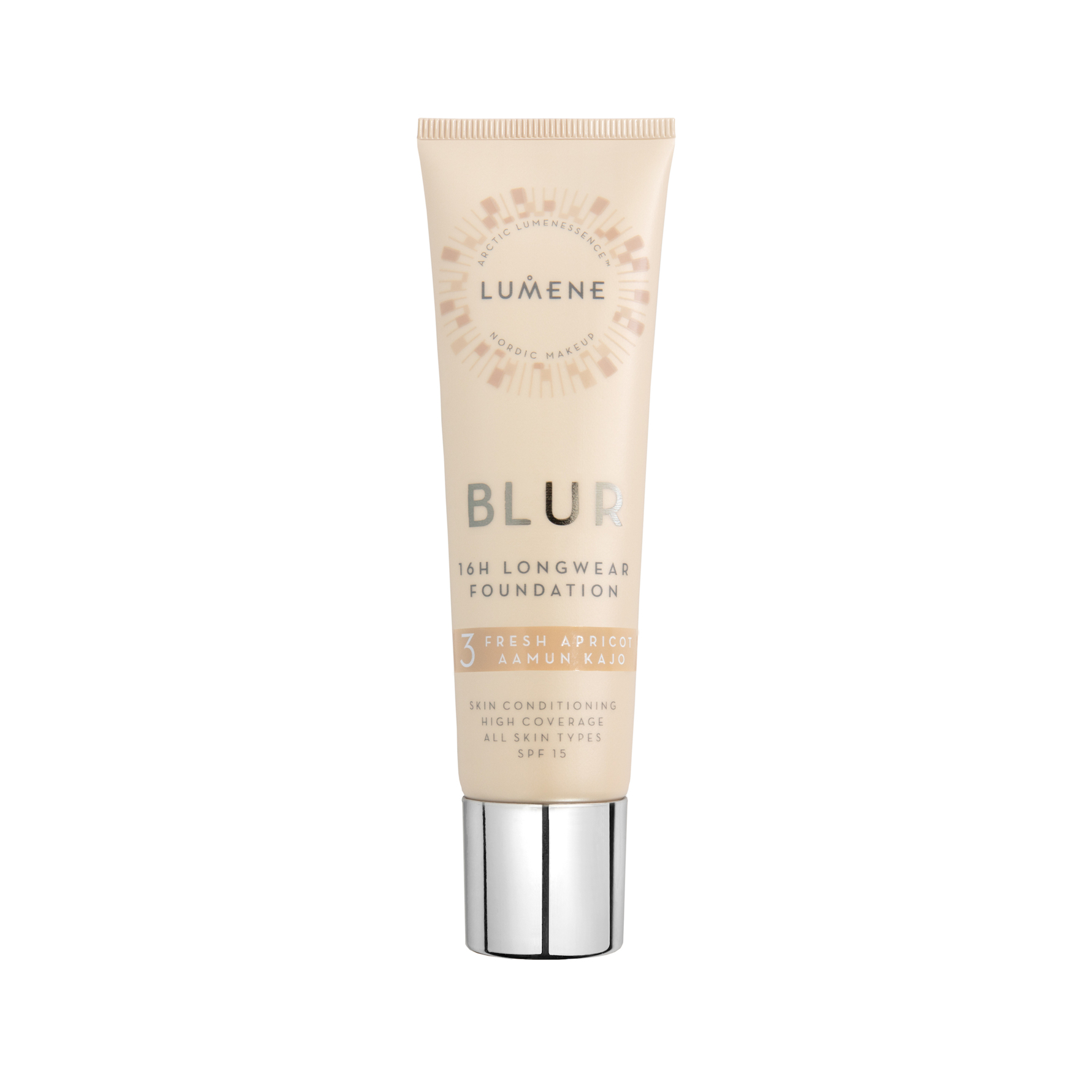 Lumene Blur 16H Longwear SPF15 Foundation 3 Fresh Apricot 3 Fresh
