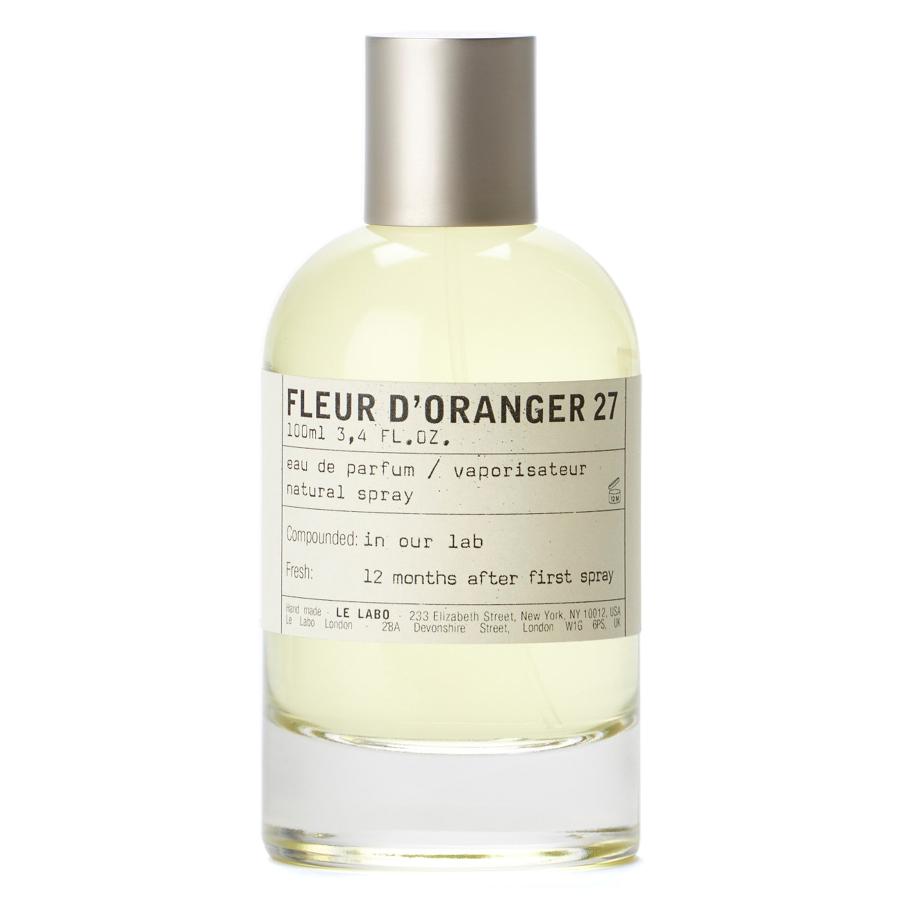 Le Labo Fleur D'Oranger 27 Eau de Parfum 100 ml