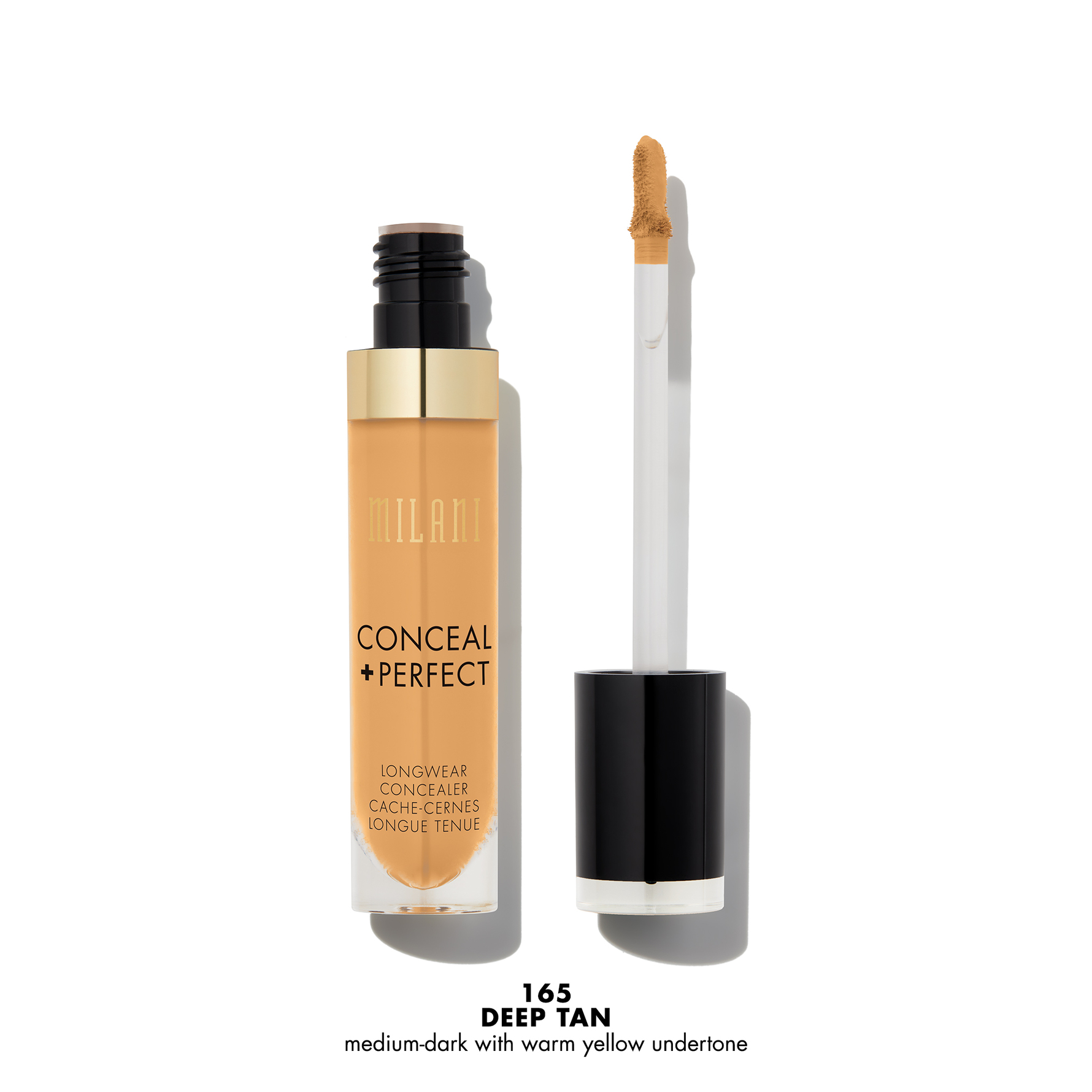 Milani Conceal + Perfect Long-Wear Concealer 165 Deep Tan 165 Deep