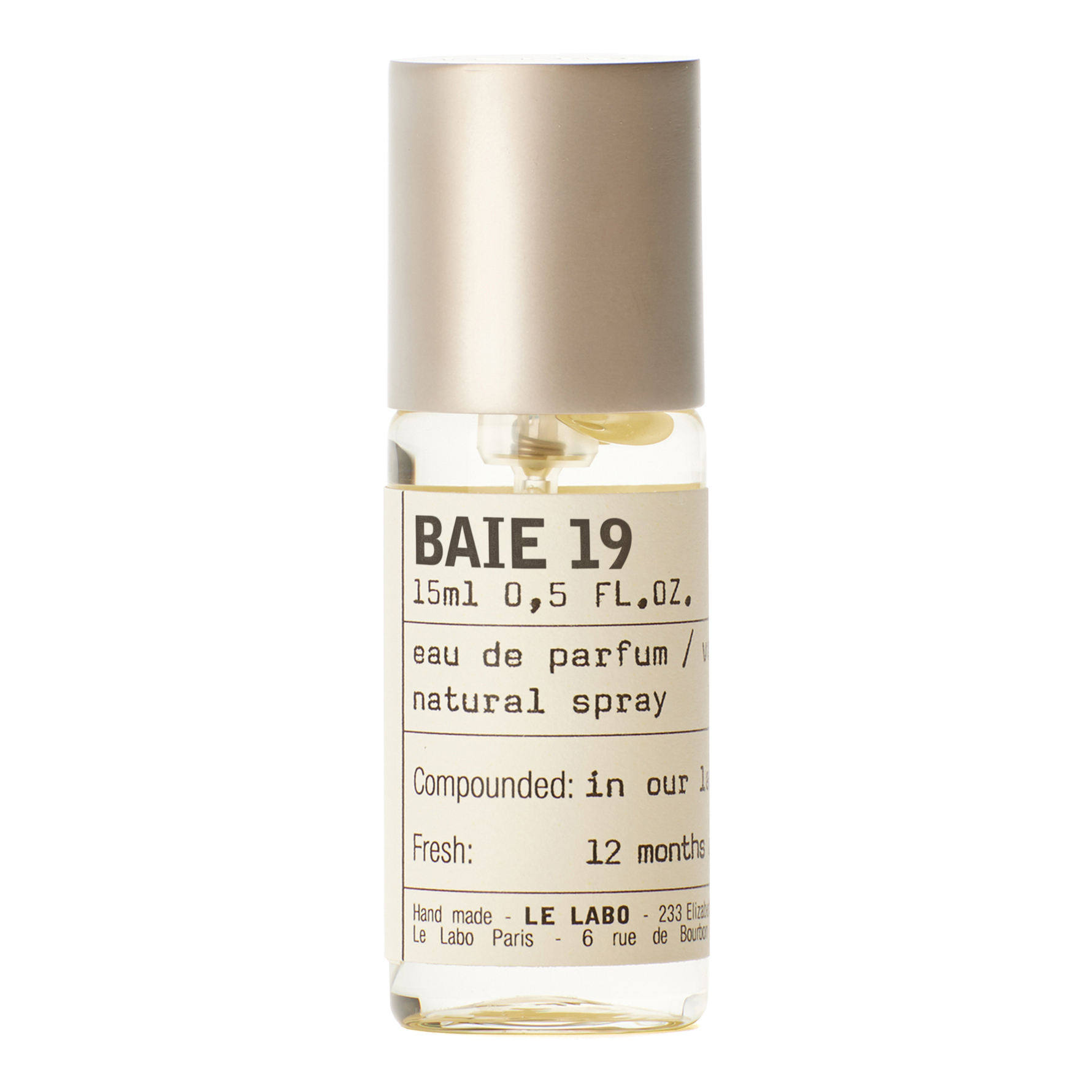 Le Labo Baie 19 Eau de Parfum 15 ml