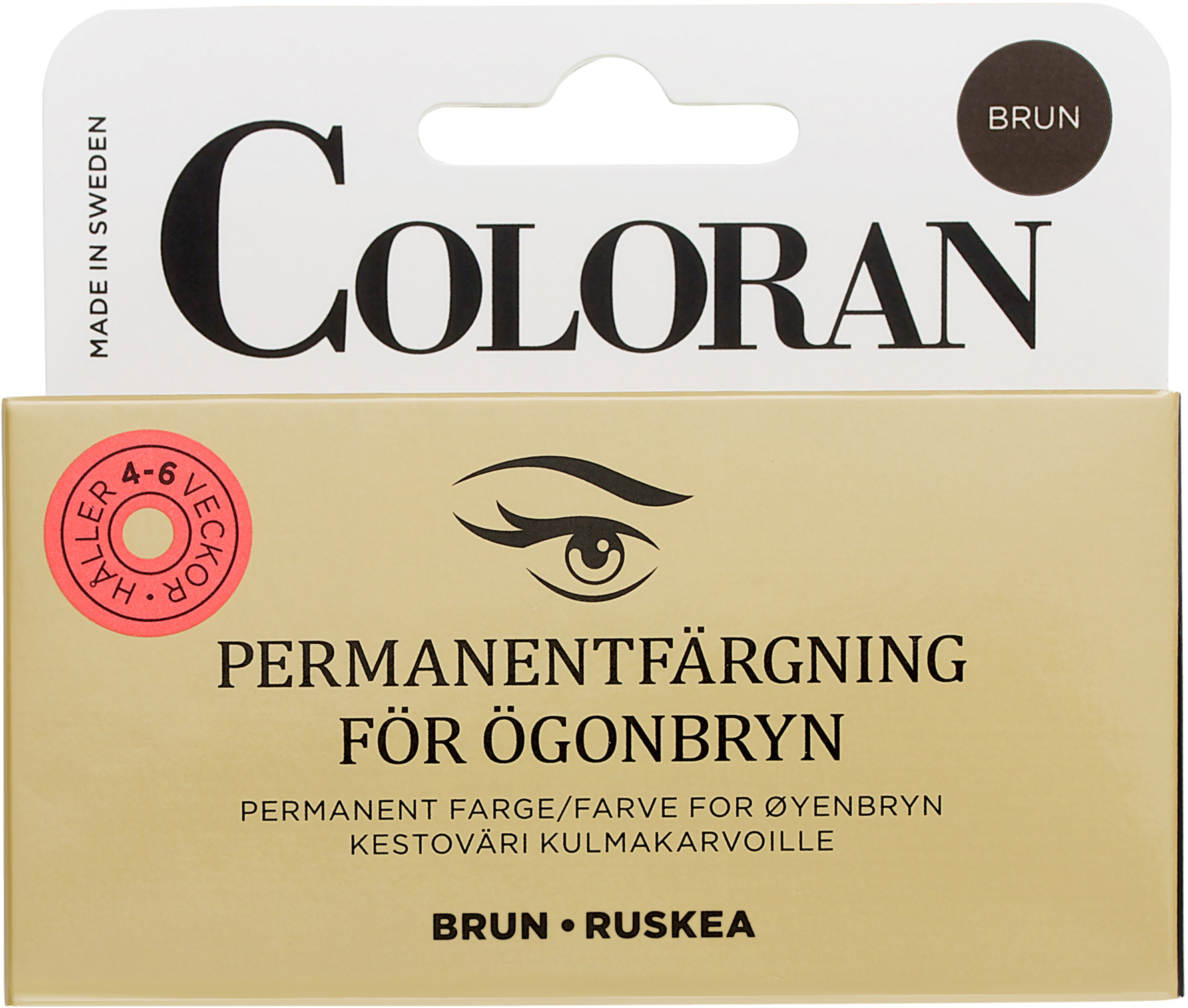 Coloran Coloran Permanent Eyebrow Color Brown Brown