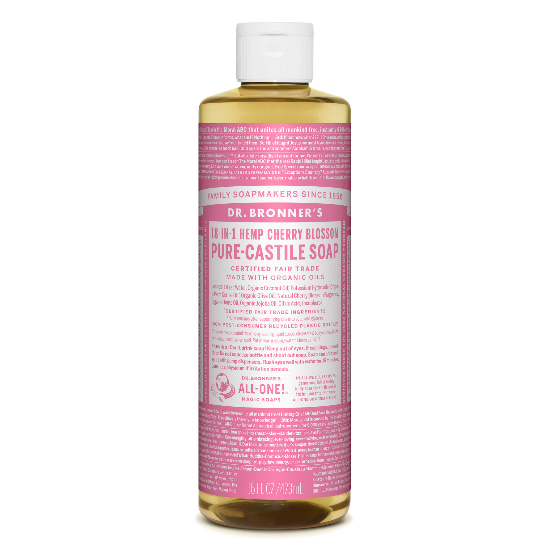 Dr. Bronner's Cherry Blossom Liquid Soap 473 ml 473 ml
