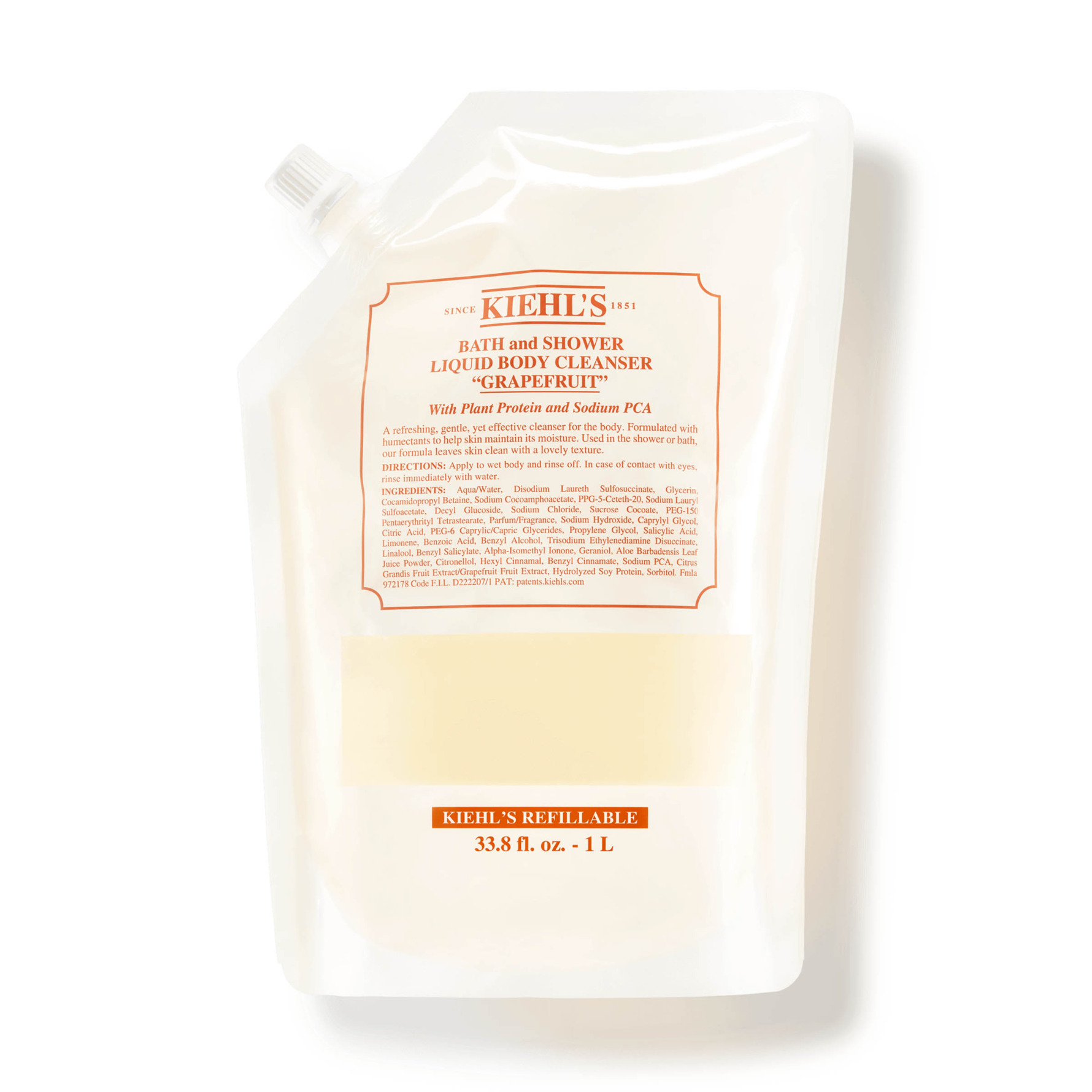 Kiehl’s Liquid Body Cleanser Shower Gel 1000 ml 1000 ml