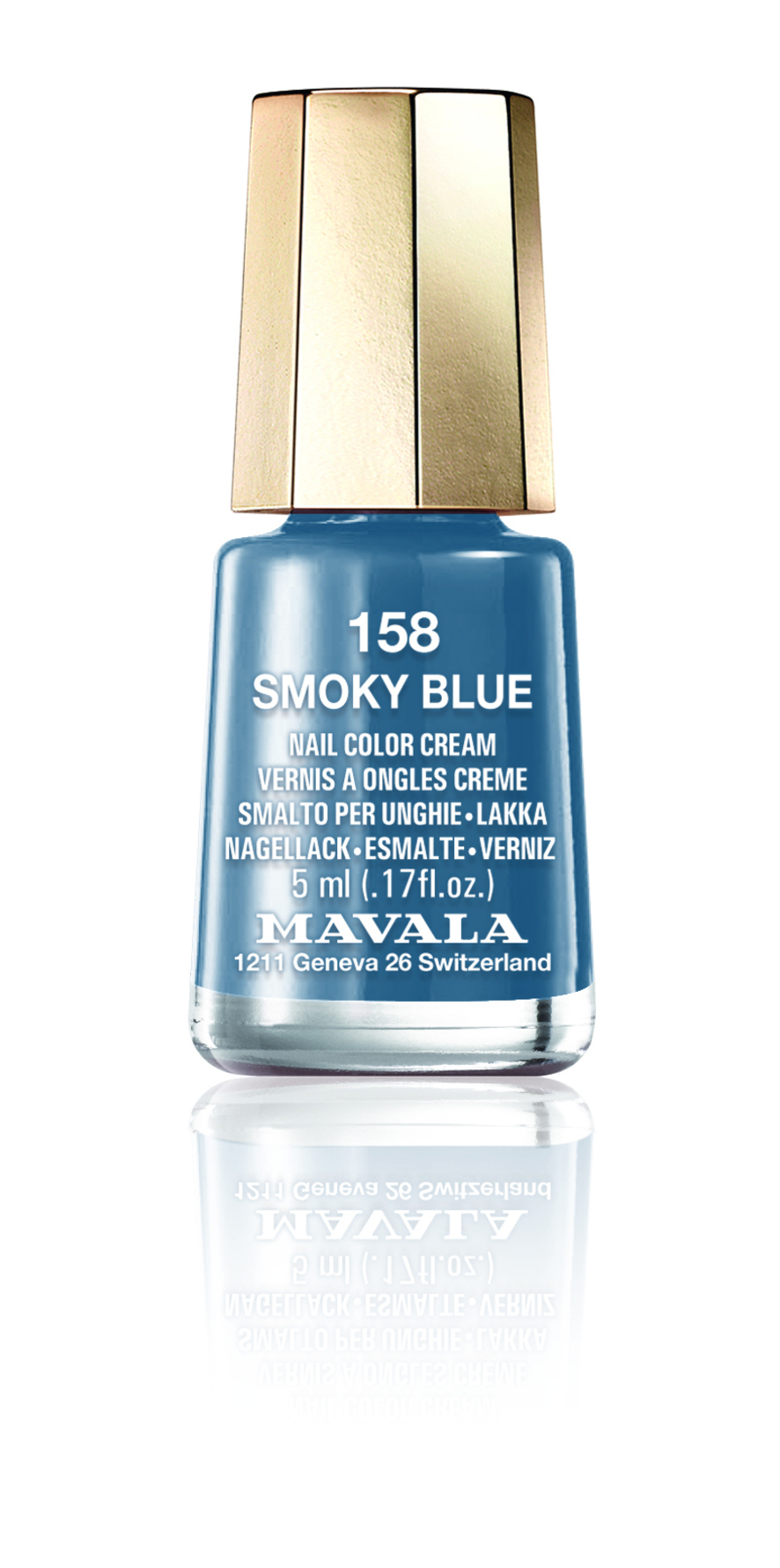 Mavala Mini Nail Polish 158 Smoky Blue 158 Smoky