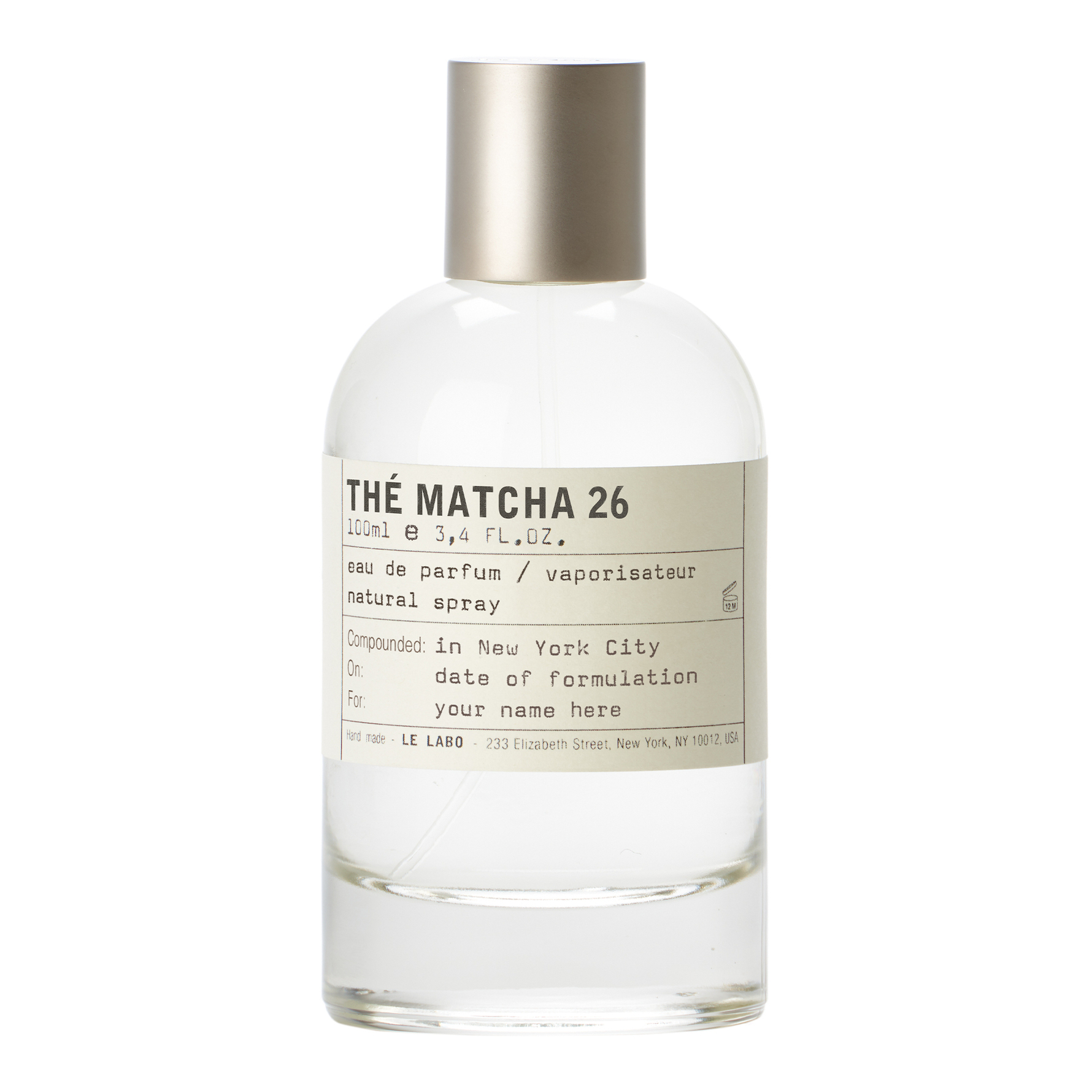 ルラボ THÉ MATCHA 26 マッチャ オードパルファム 50ml Kjøp Thé Matcha 26 Eau de Parfum 50 ml - Le Labo - KICKS