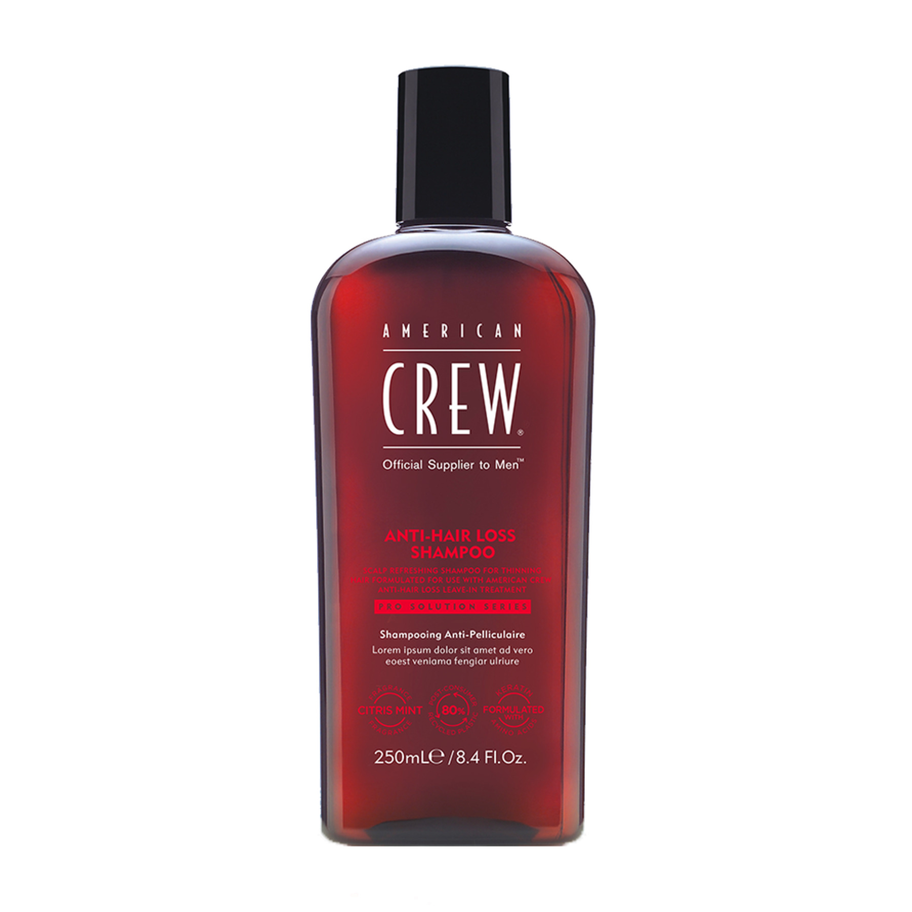 American Crew Hair&Body Anti-hairloss Shampoo Hair Shampoo 2 250 ml 250 ml