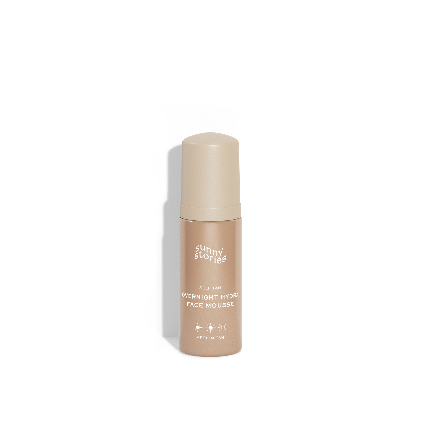 Sunny Stories Self Tan Overnight Hydra Face Mousse Medium Tan 50 ml