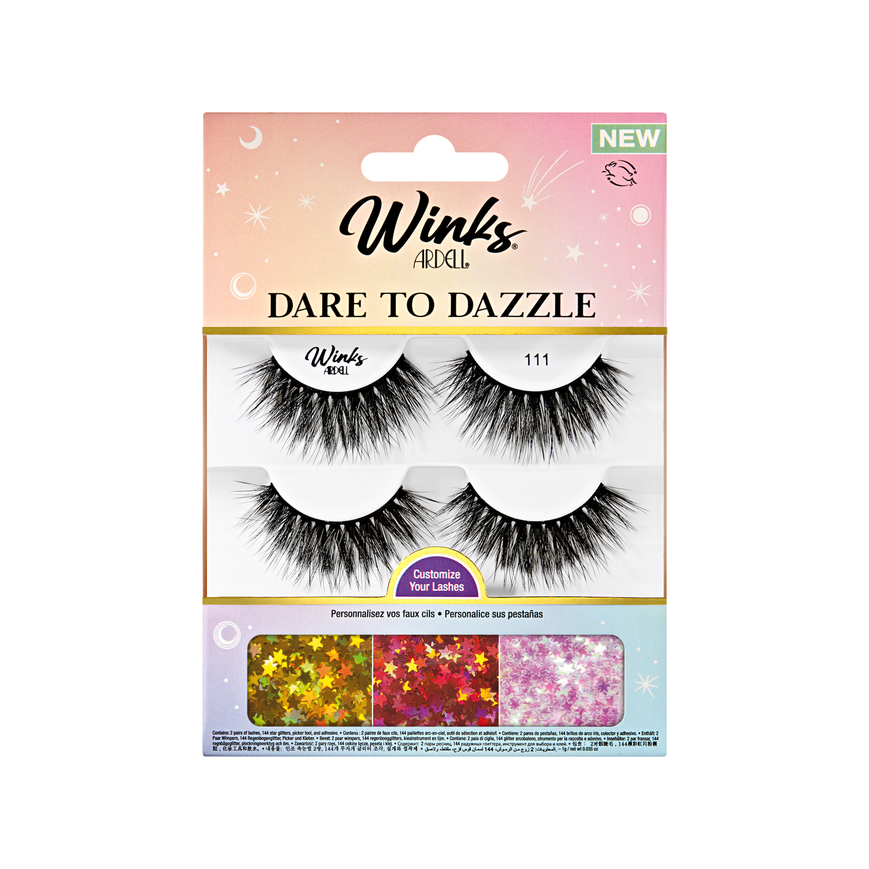 Ardell Winks Dare to Dazzle False Lashes 111 Stars 111 Stars