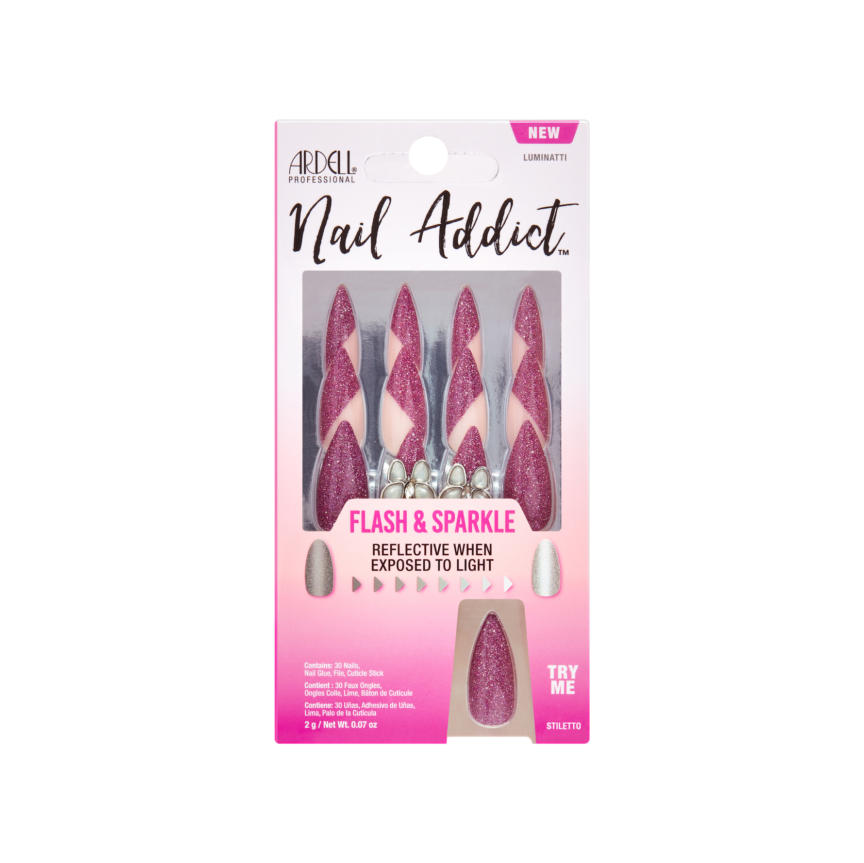 Ardell Nail Addict Flash & Sparkle Luminatti Luminatti
