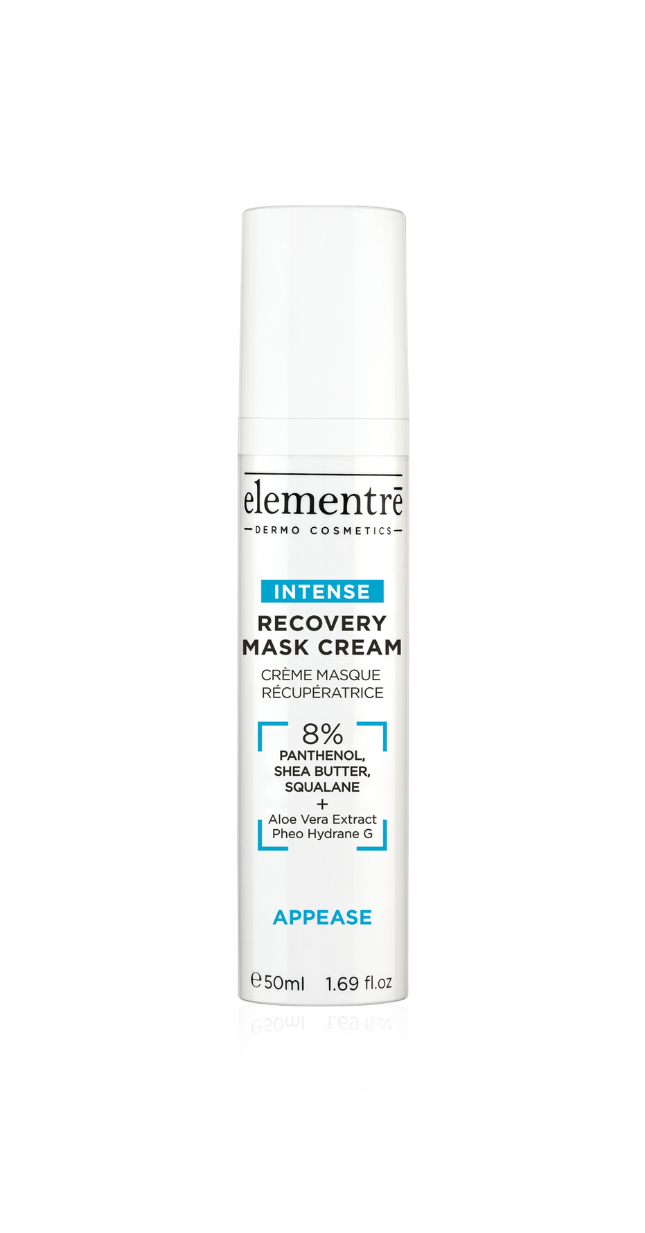 elementrē Recovery Mask Cream - 8% Panthenol, Shea Butter, Squalane 50 ml 50 ml