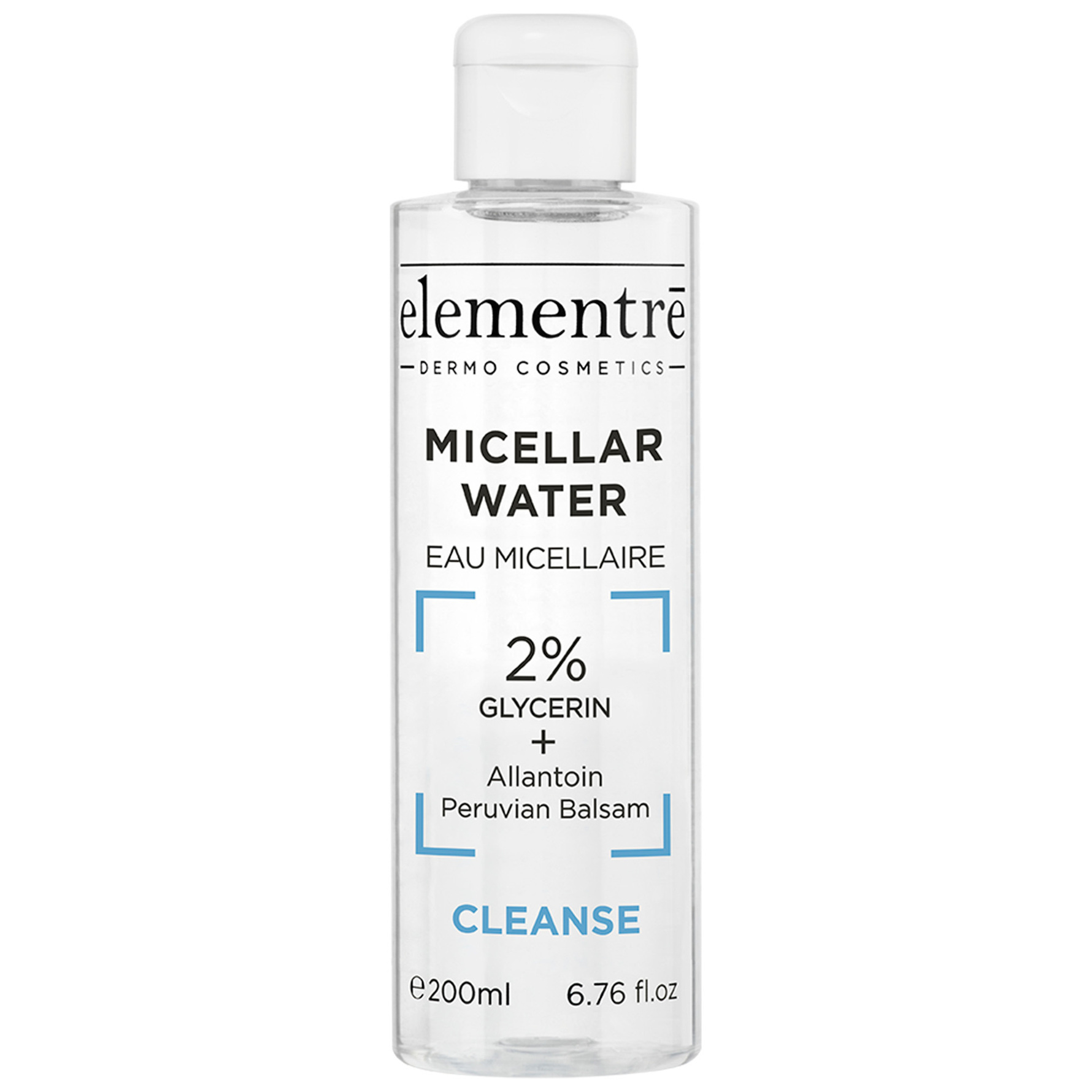 elementrē Micellar Water - 2% Glycerin 200 ml 200 ml
