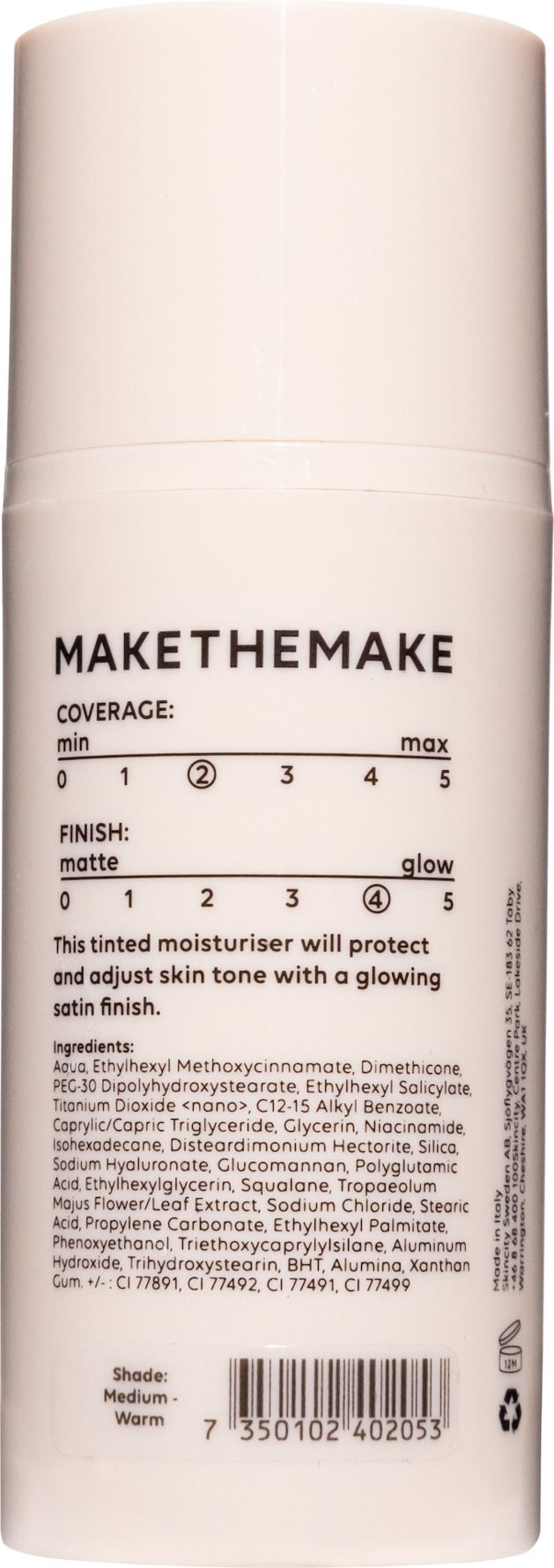 MAKETHEMAKE Mineral Tinted Moisturiser SPF30 Medium/Deep - Warm Medium/Deep - Warm