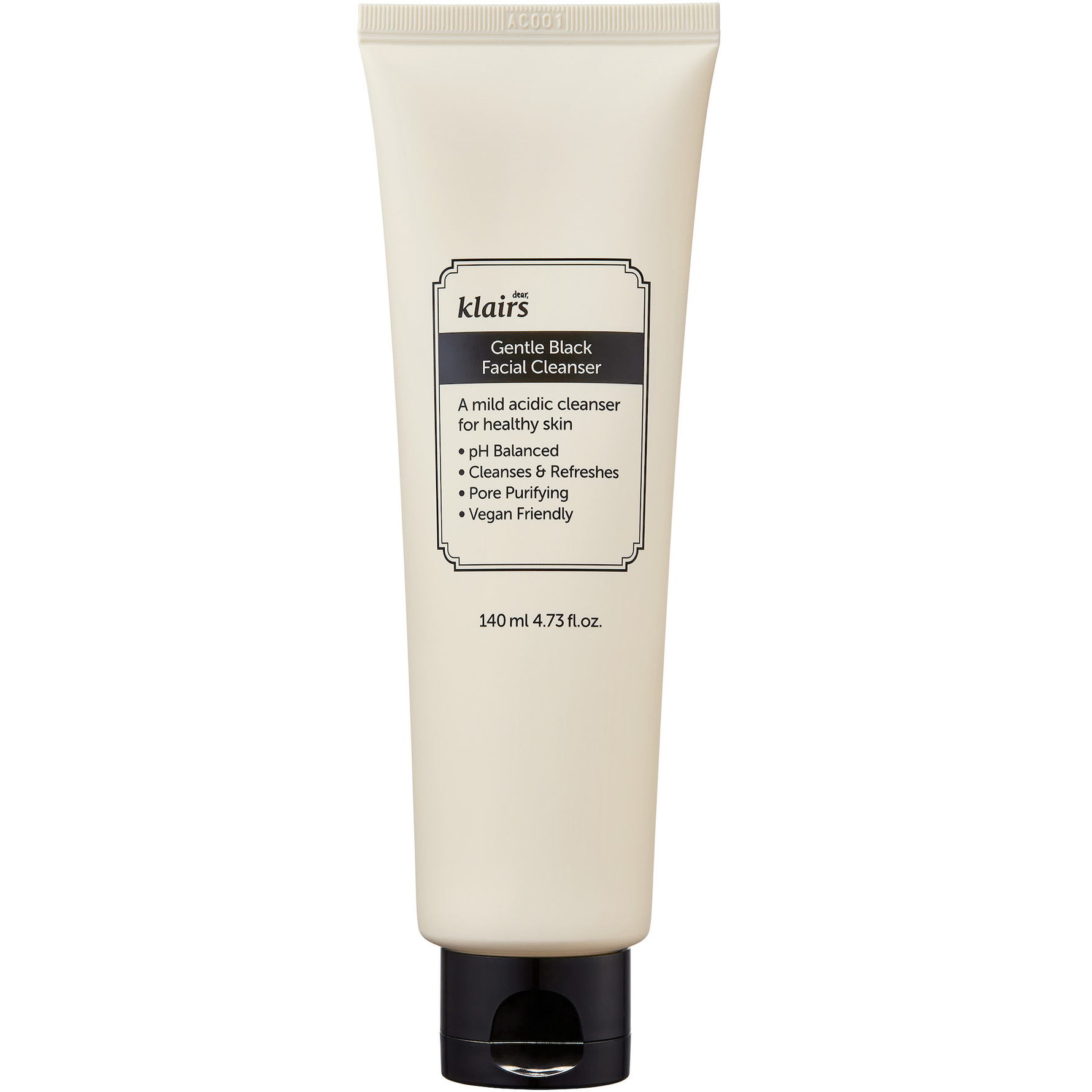 KLAIRS Gentle Black Facial Cleanser 140 ml 140 ml