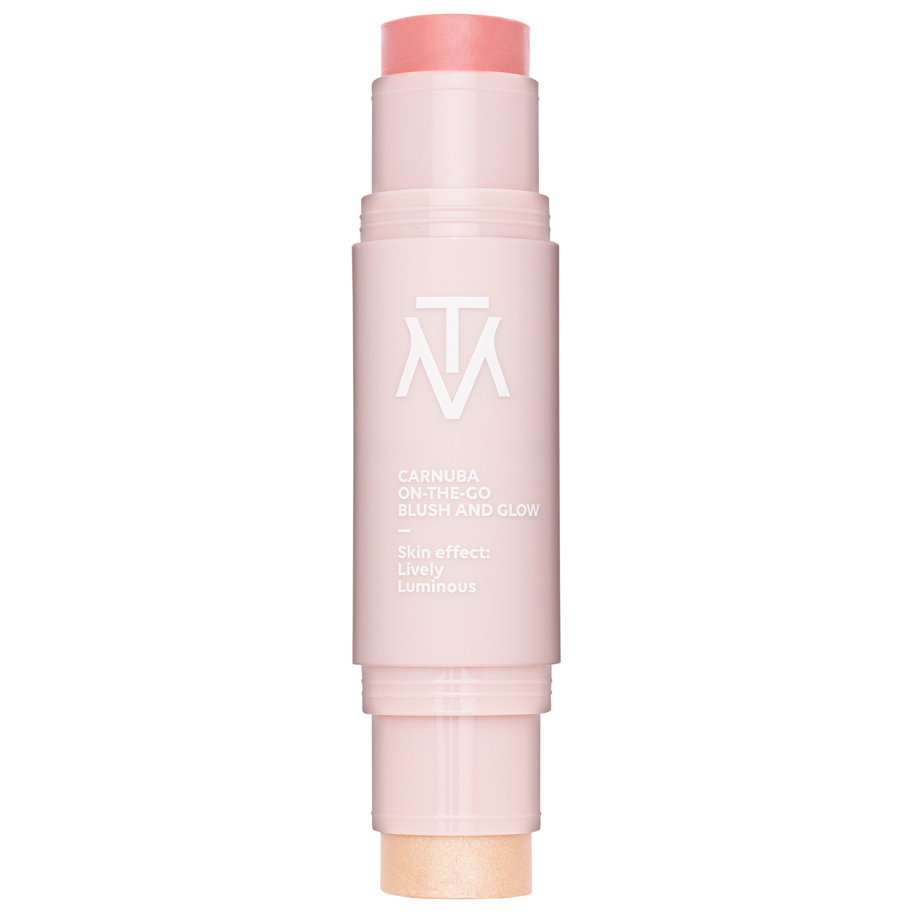 MAKETHEMAKE Carnuba On-the-go Blush And Glow Petal And Moonlight