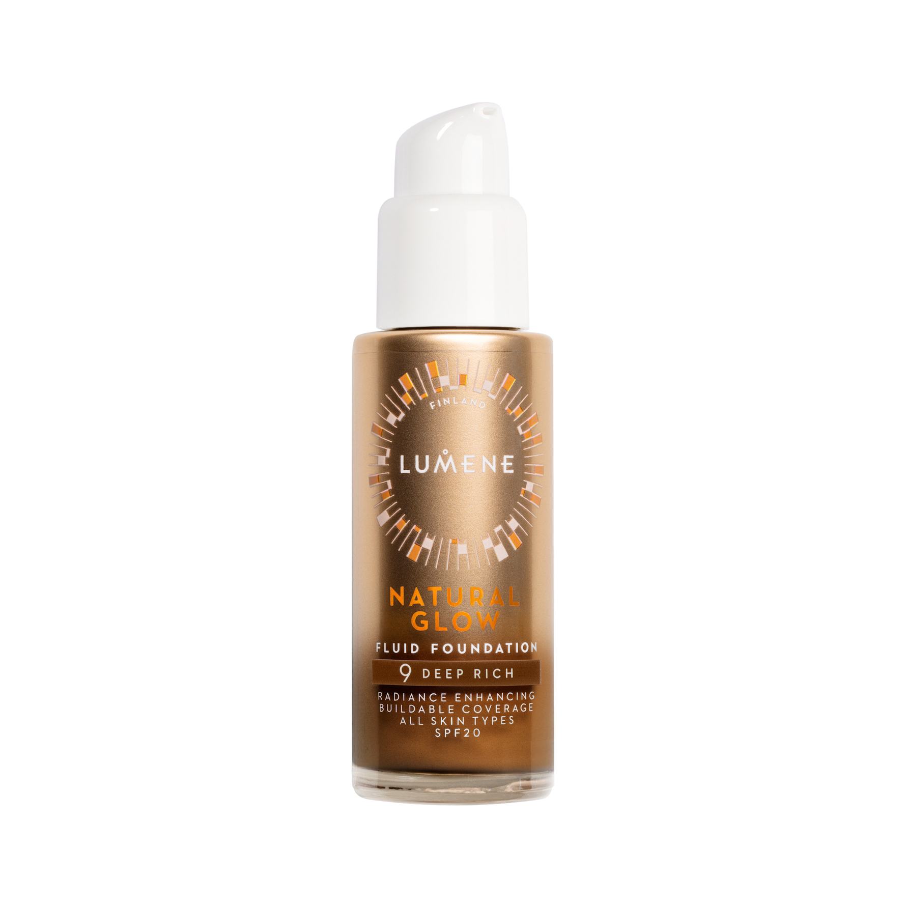 Lumene Natural Glow Fluid Foundation 9 Deep Rich 9 Deep Rich