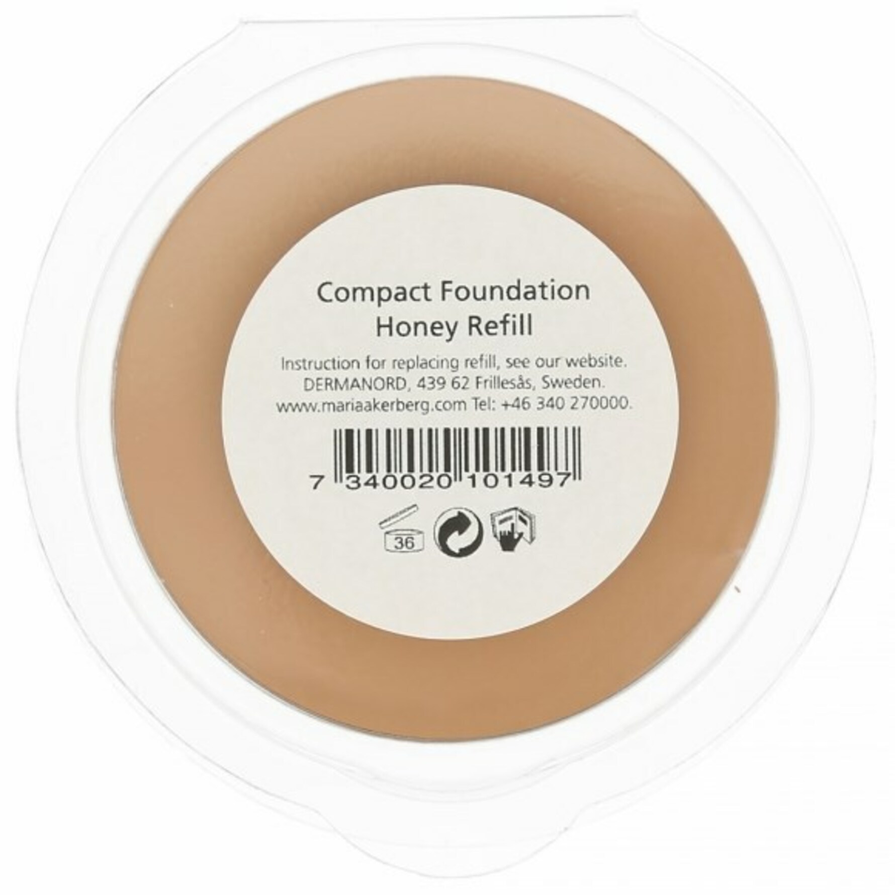 MARIA ÅKERBERG Compact Foundation Refill Sticker Honey Honey