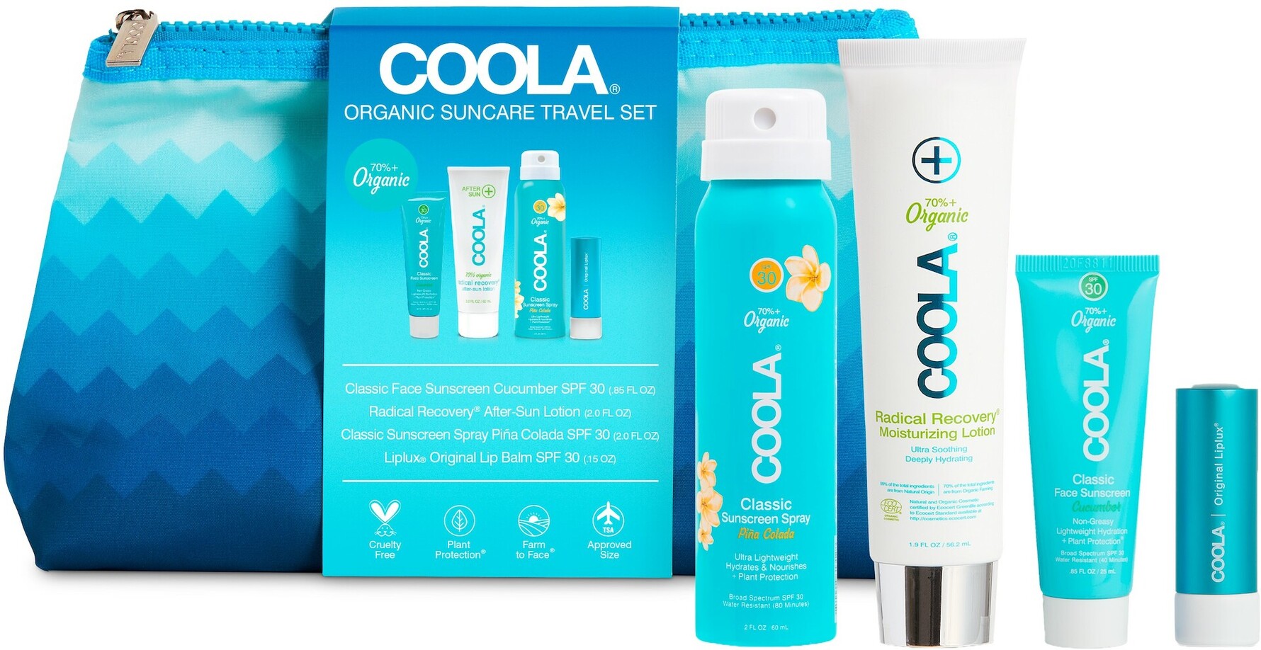 Coola Signature 4 Piece Travel Kit