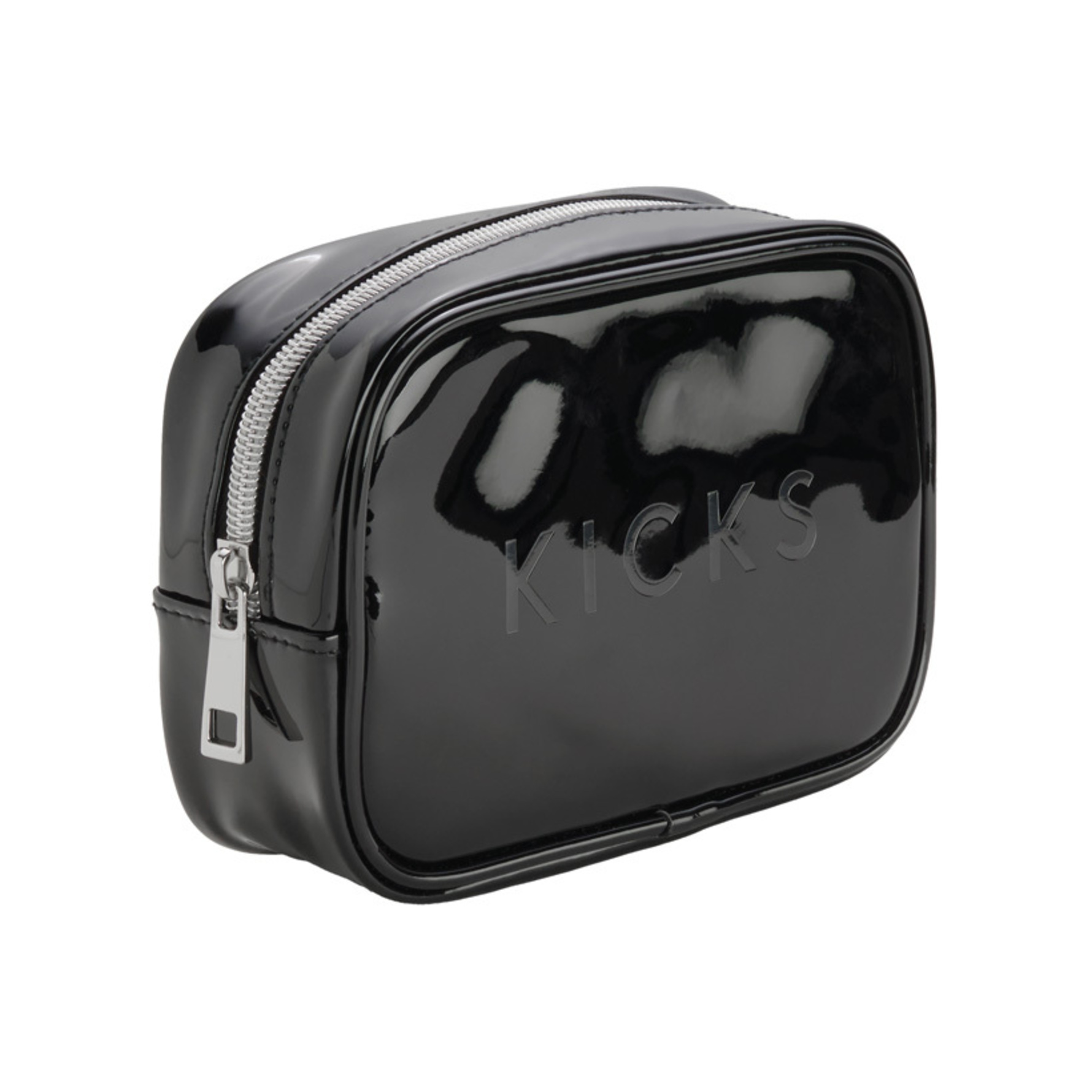 KICKS Beauty KICKS Beauty Small Boxy Make Up Bag Black Black