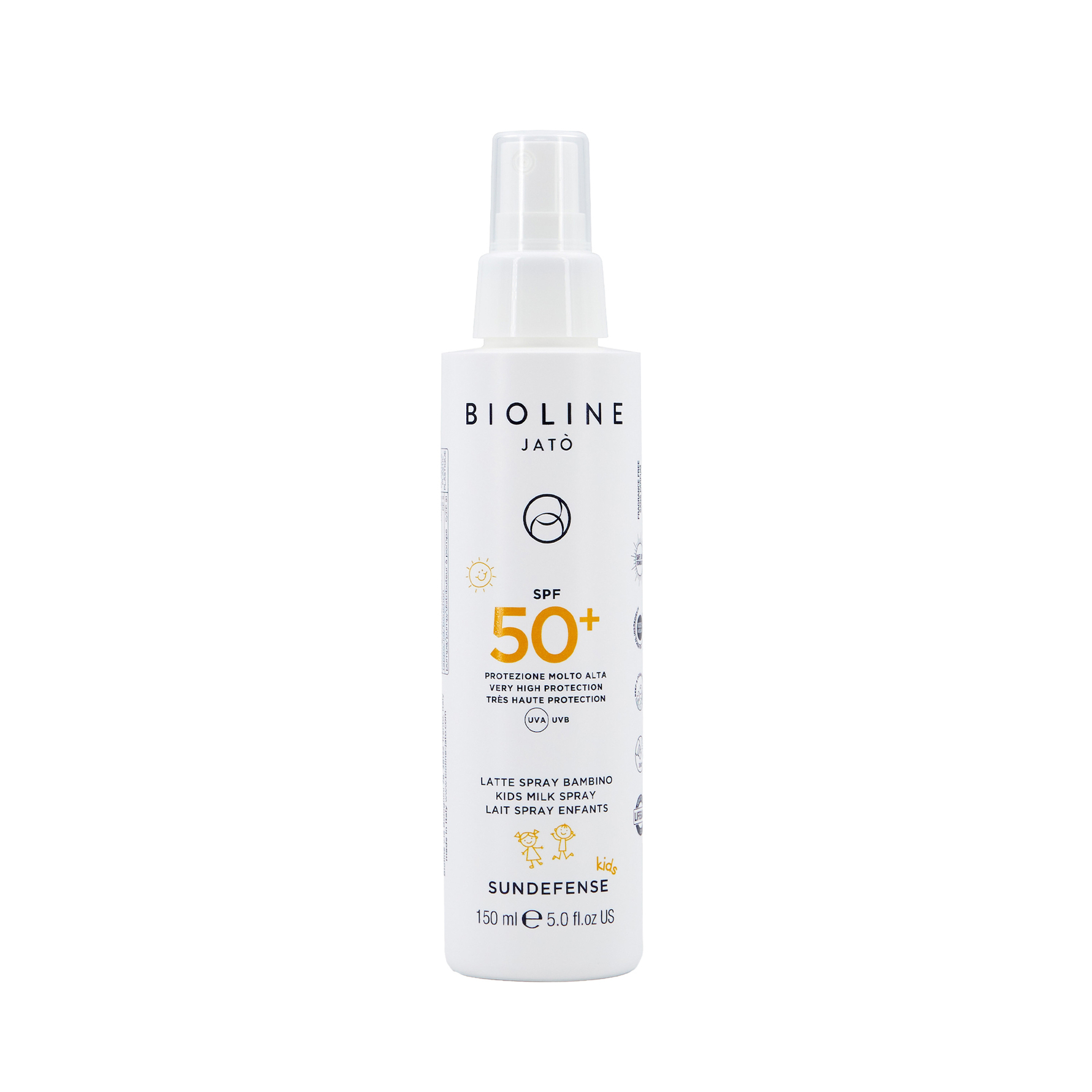 Bioline Jatò Bioline Jatò SPF50+ Very High Protection Kids Milk Spray 150 ml 150 ml