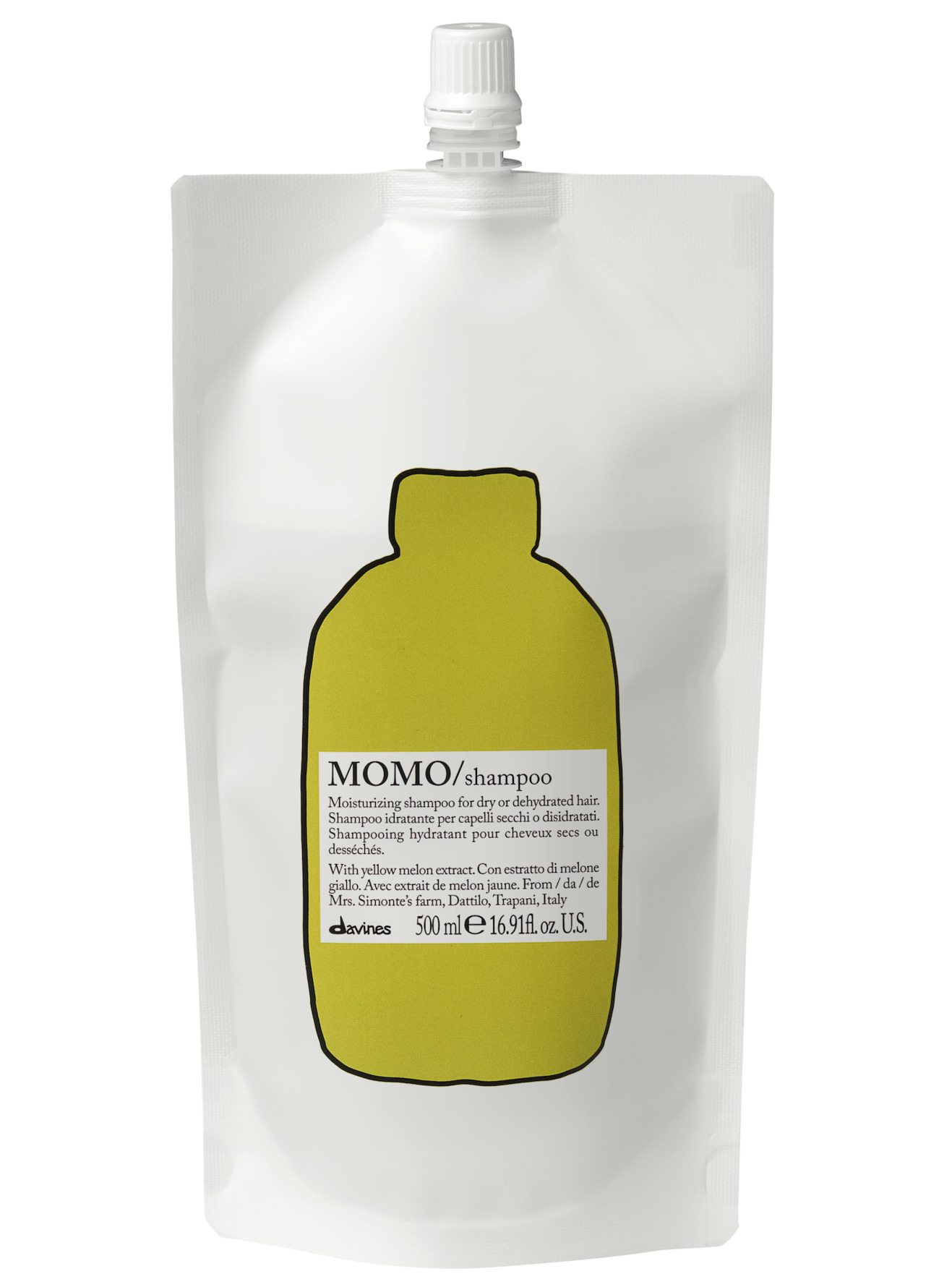 Davines Davines Essentail Haircare Momo Shampoo Refill Pouch 500 ml 500 ml