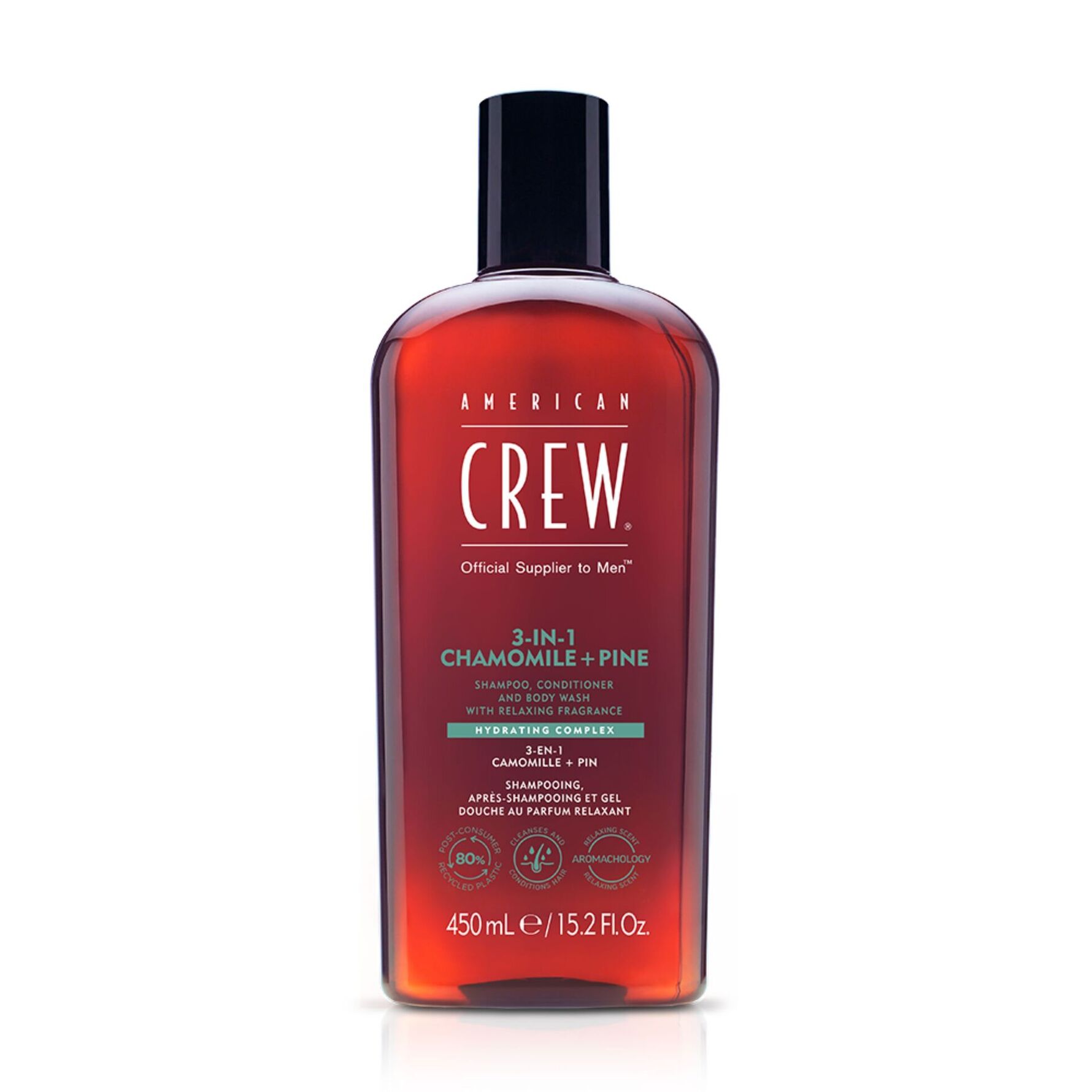 American Crew American Crew Hair & Body 3-in-1 Chamomile + Pine Shower Gel 450 ml 450 ml