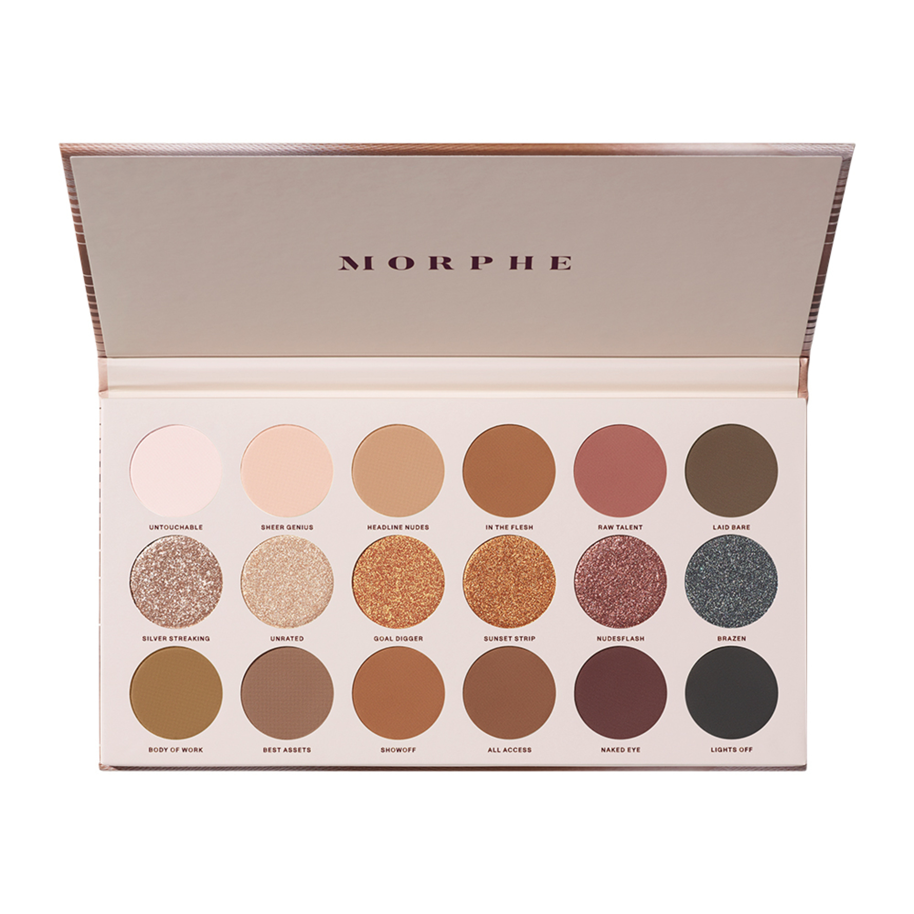 Morphe Morphe Artistry 18 Pan Palette Nude Ambition Nude Ambition