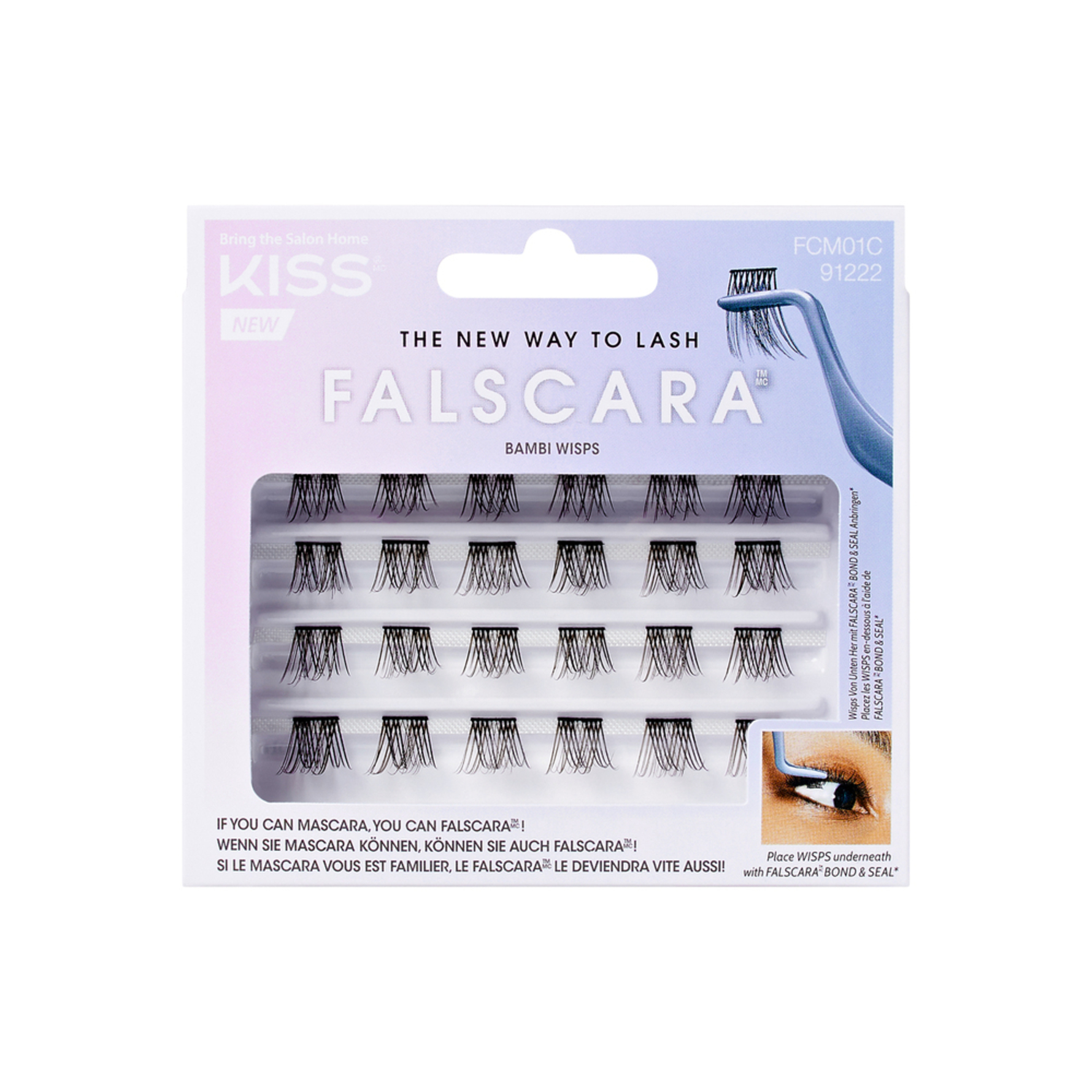 Kiss Kiss Falscara Wisps Multi - Bambi