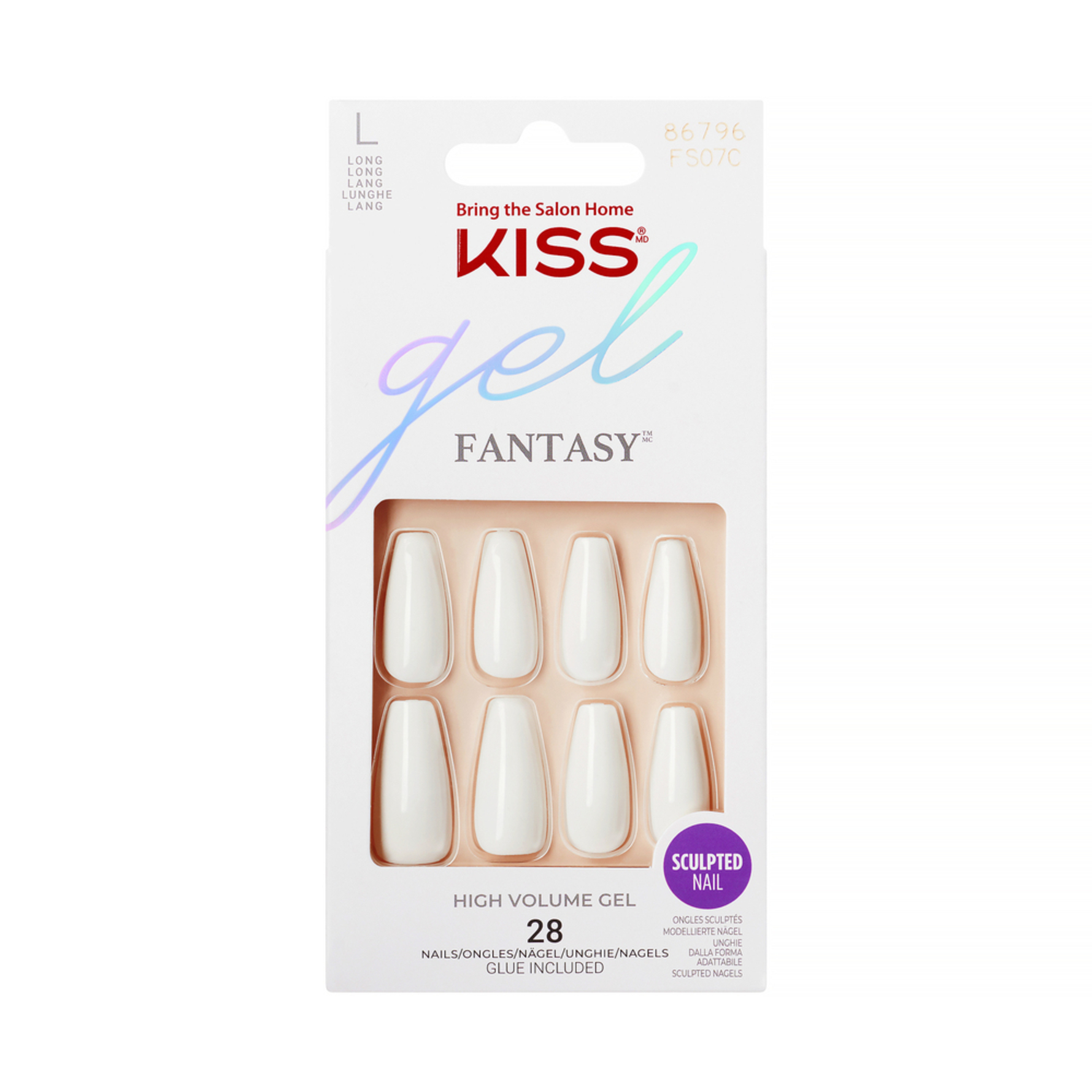 Kiss Kiss Gel Fantasy - True Color 28 pcs 28 pcs