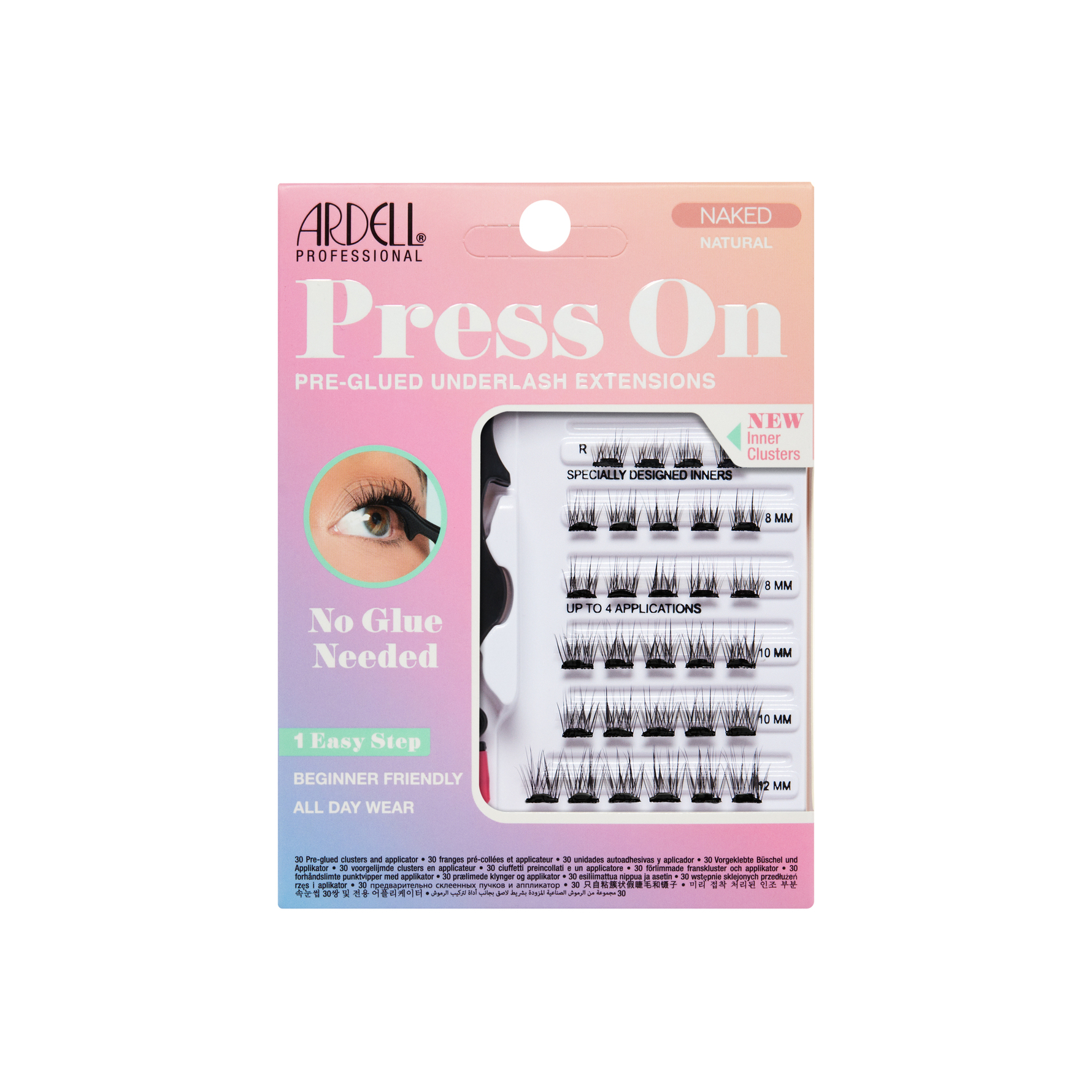 Ardell Ardell Naked Press On Underlash Extensions Natural Natural