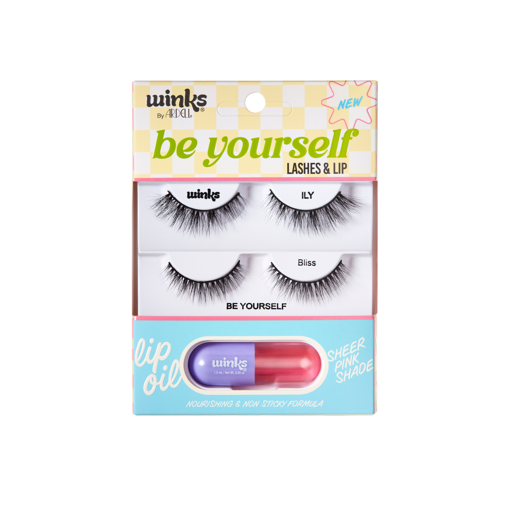 Ardell Ardell Winks Be Yourself ILY + Bliss Lashes & Lip Kit ILY + Bliss Lashes & Lip Kit