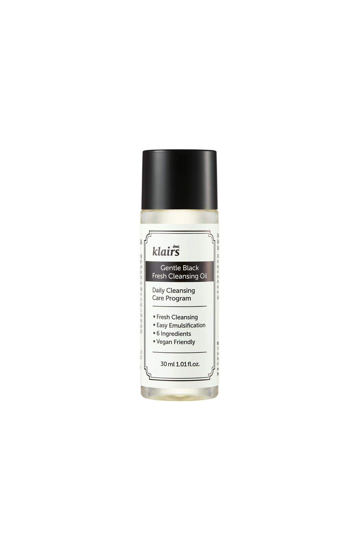 KLAIRS Gentle Black Fresh Cleansing Oil 30 ml 30 ml