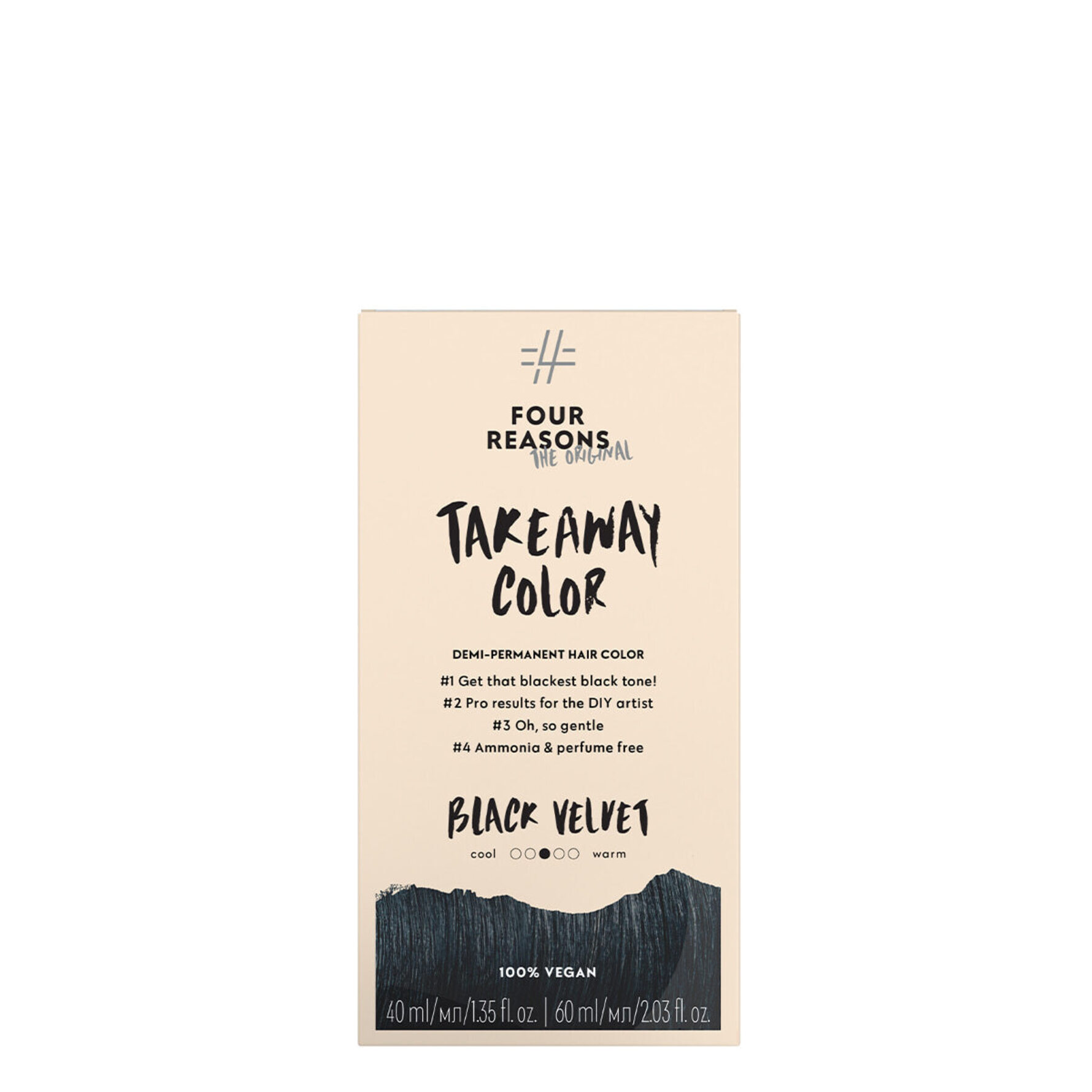 Four Reasons Four Reasons Take Away Color 1.0 Black Velvet 1.0 Black Velvet