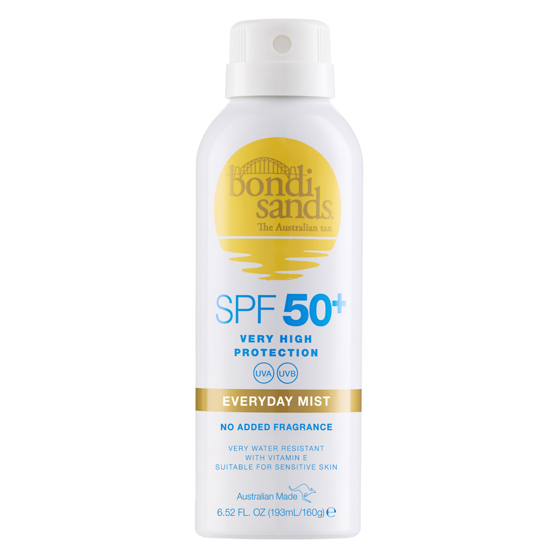 Bondi Sands SPF50+ Everyday Aerosol Mist Spray 160 g 160 g