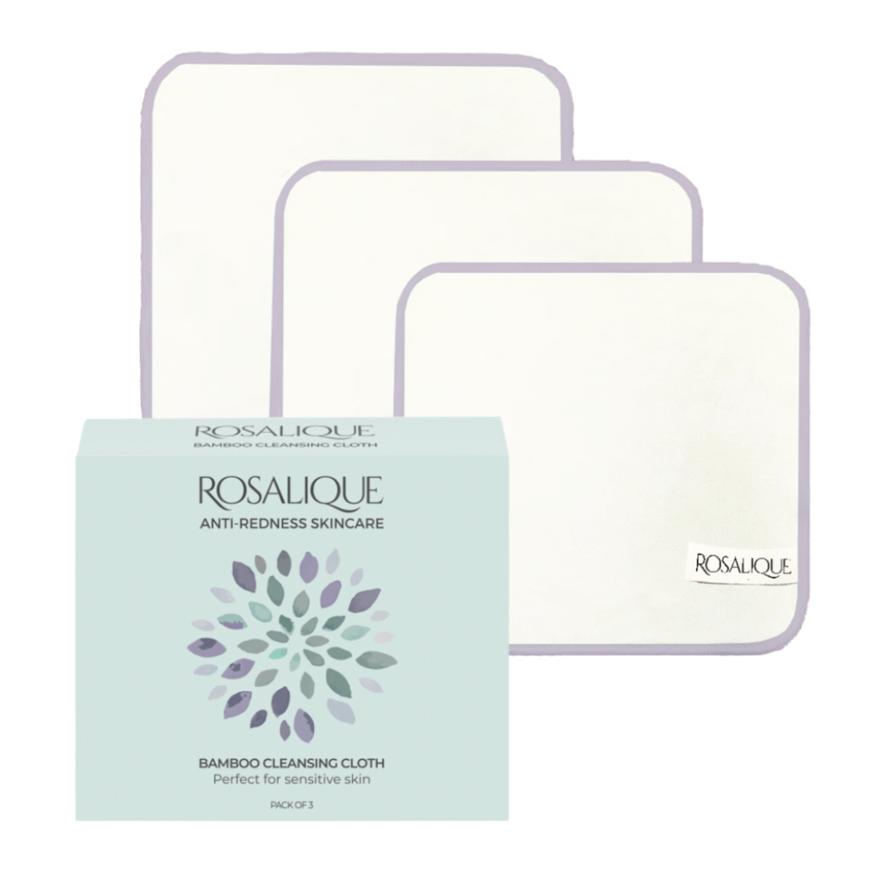 Rosalique Rosalique Bamboo Cleansing Cloth 3 pcs 3 pcs